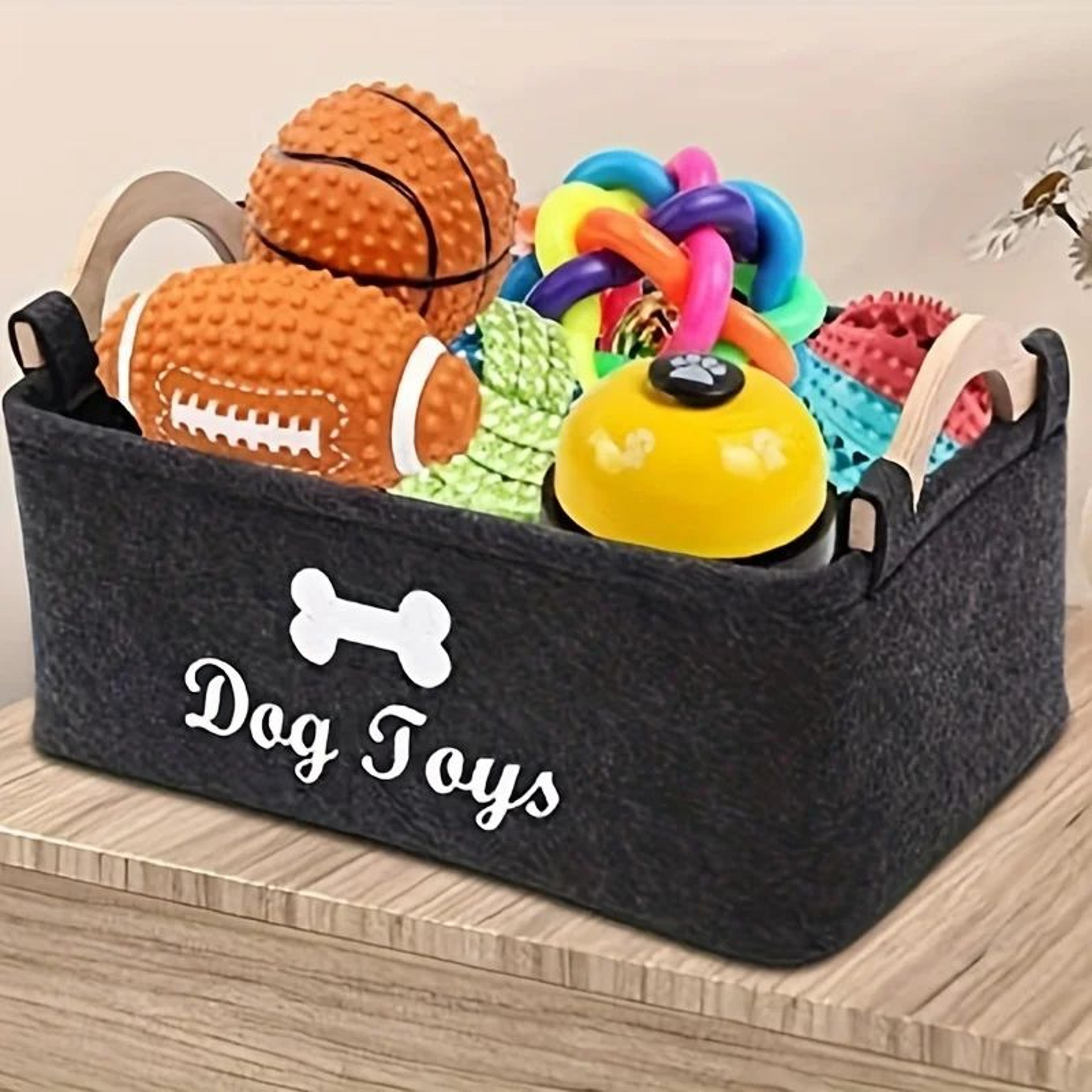 Felt Pet Toy Storage Basket 0