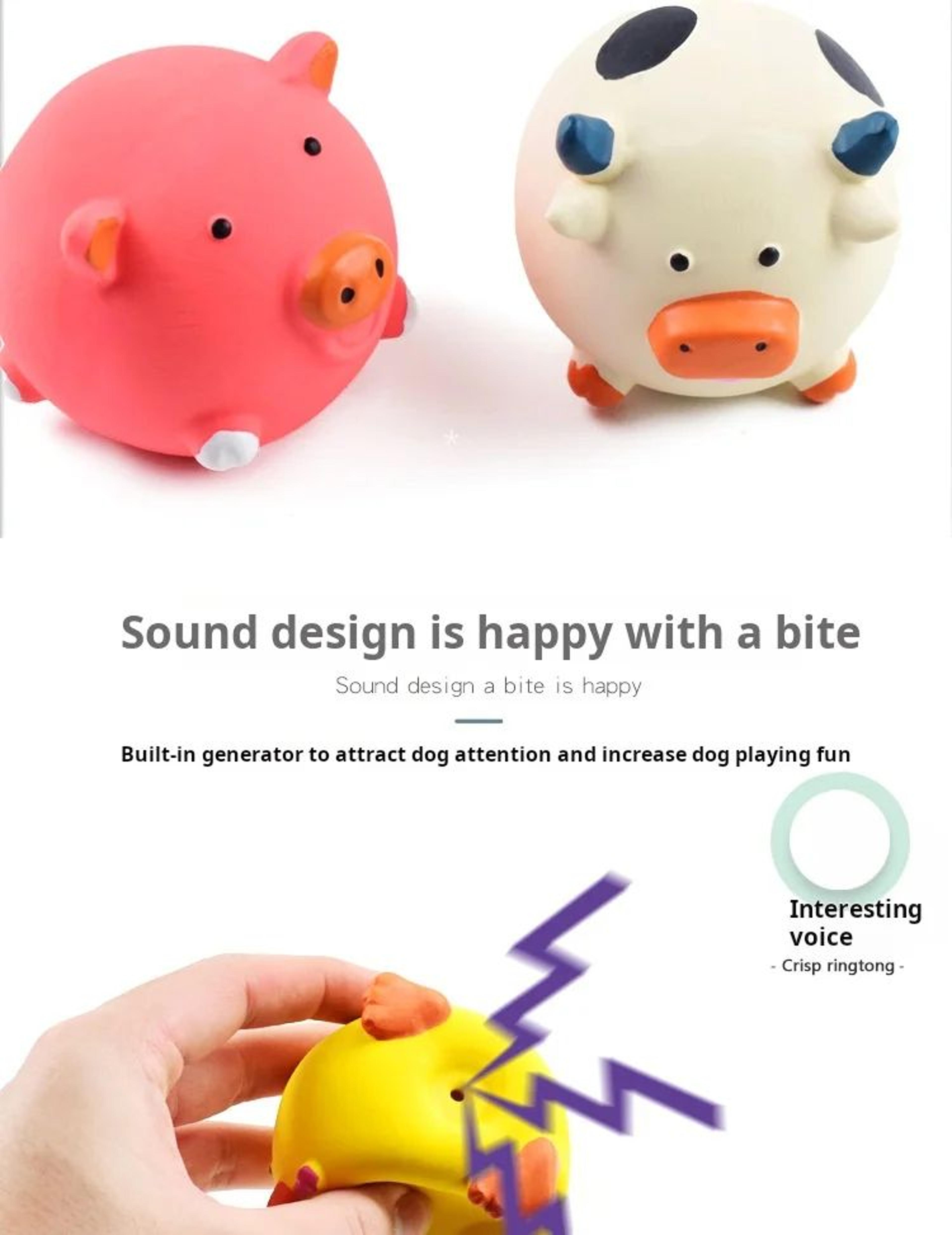 Animal Shaped Squeaky Dog Chew Toys 7