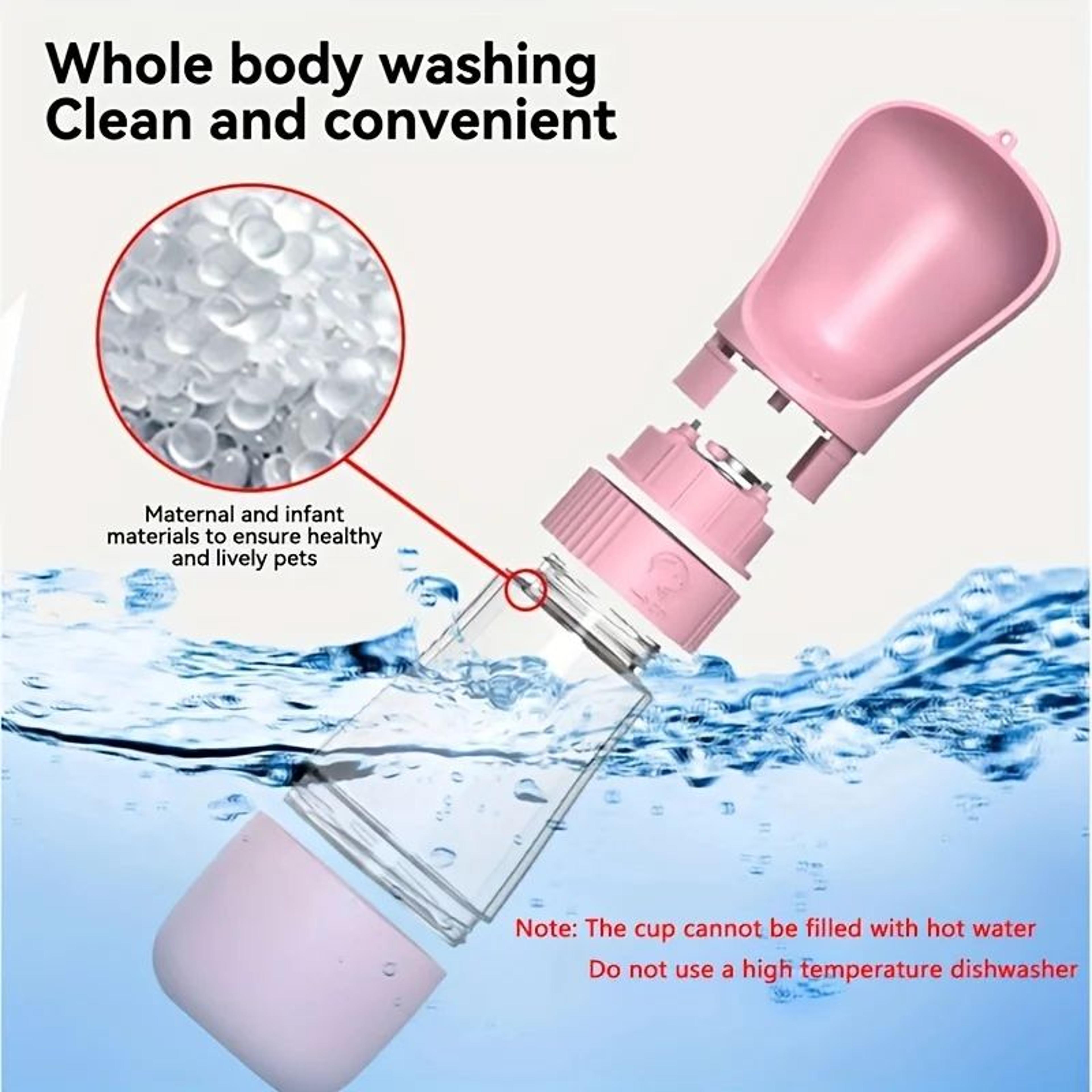 Portable Dog Water Bottle With Bowl 7