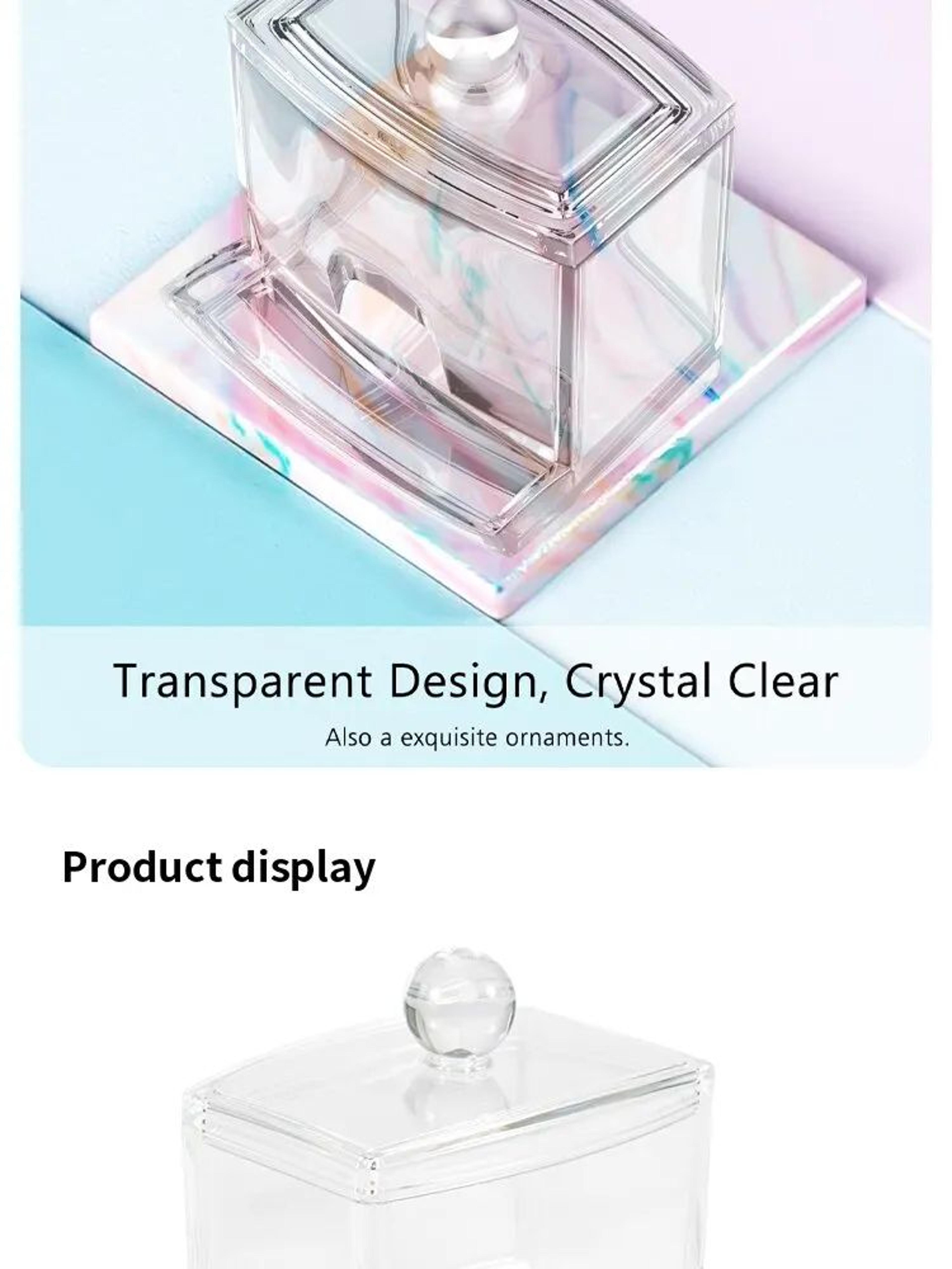 Acrylic Cotton Swab Storage Jar 8