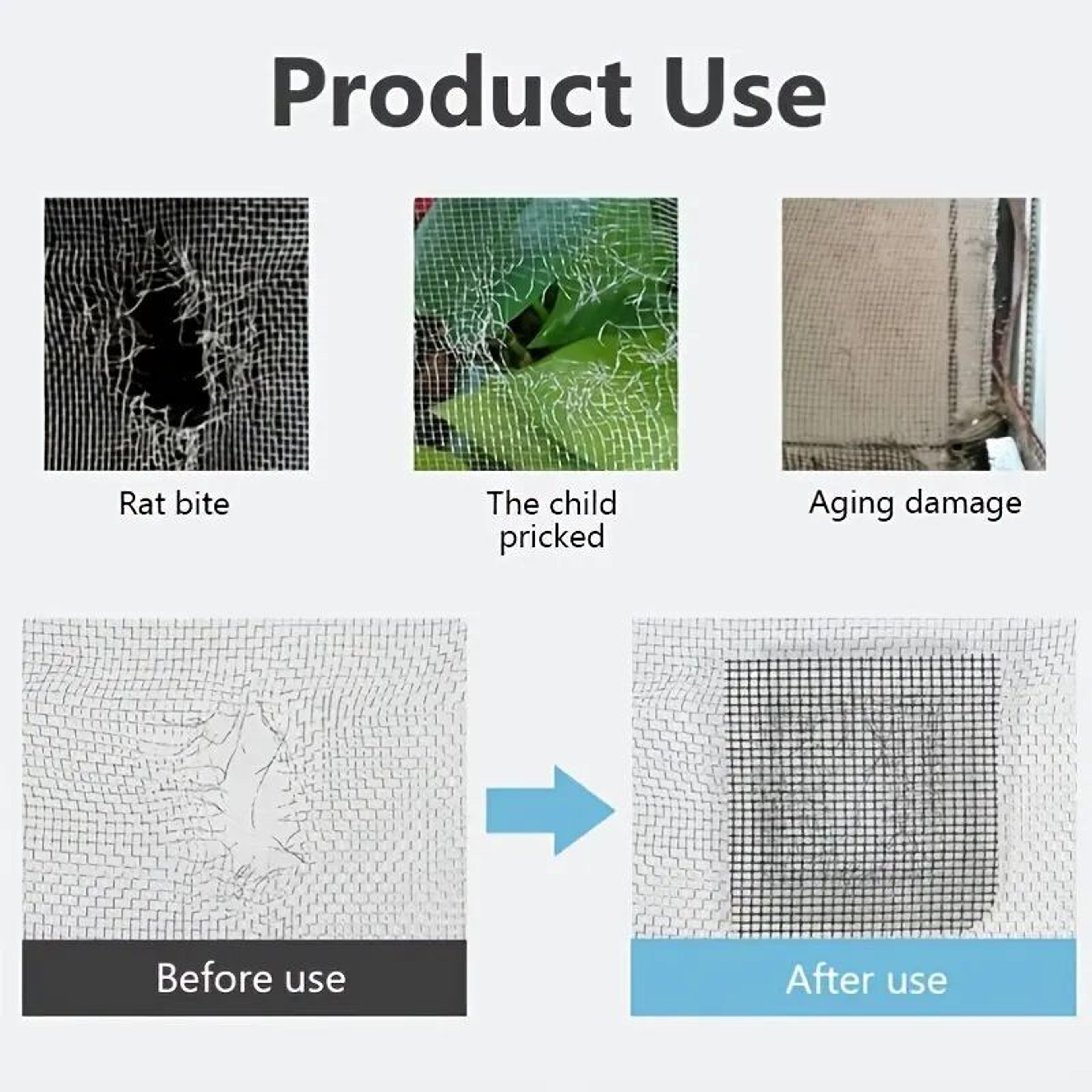 Self Adhesive Window Screen Repair Tape 4