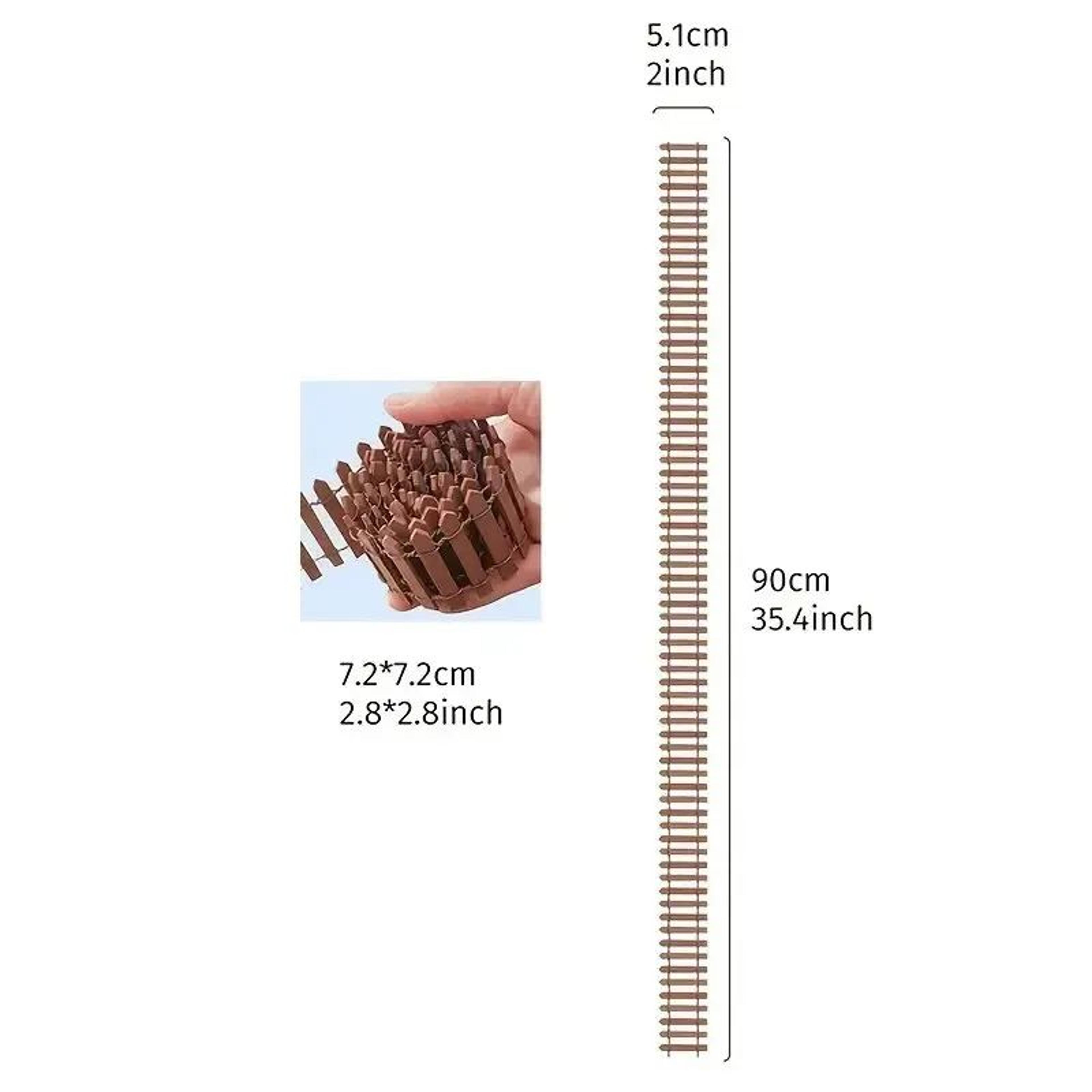 Mini Wooden Picket Fence For Fairy Garden And Bonsai Decor 2