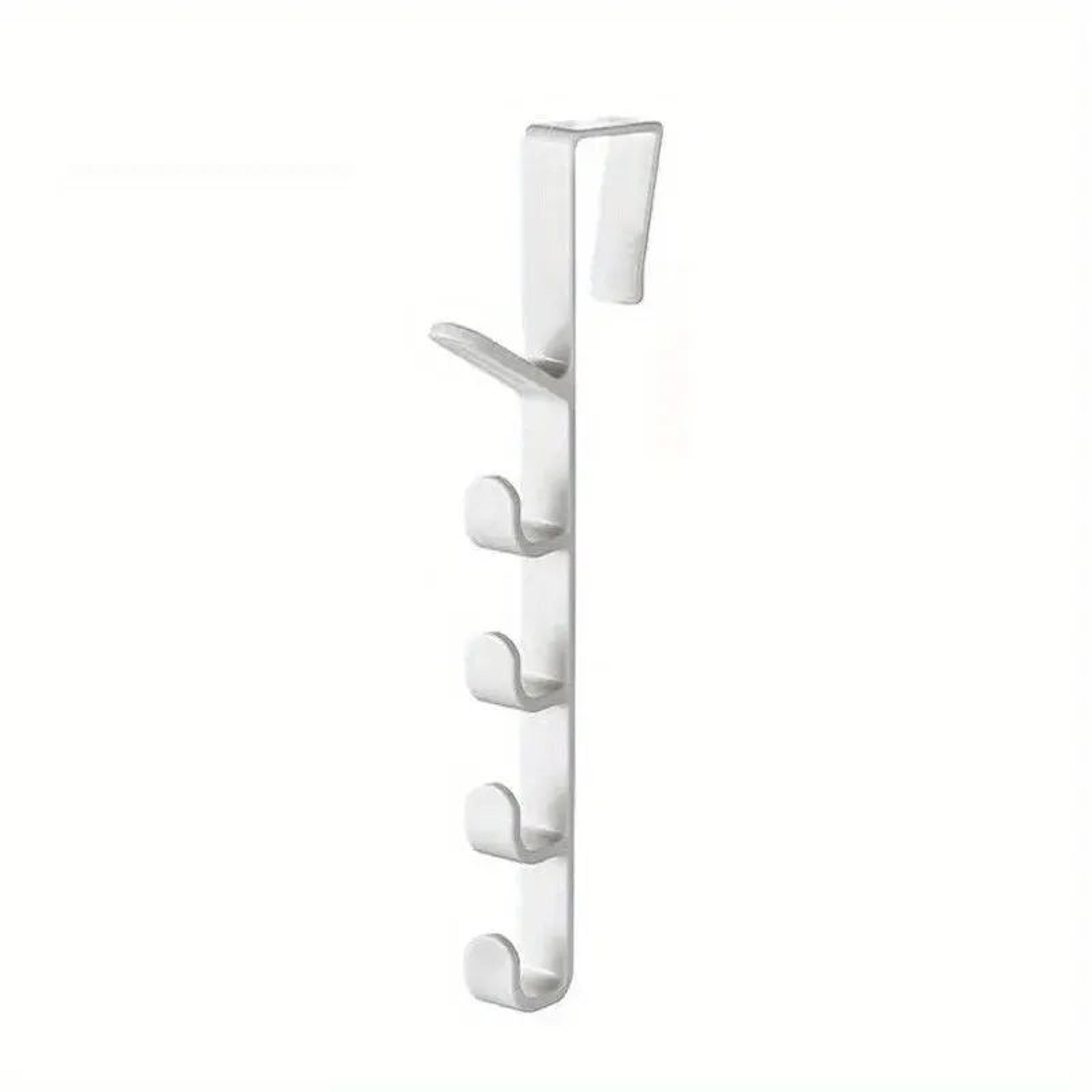 OverDoor Plastic Clothes And Bag Hanging Rack 7