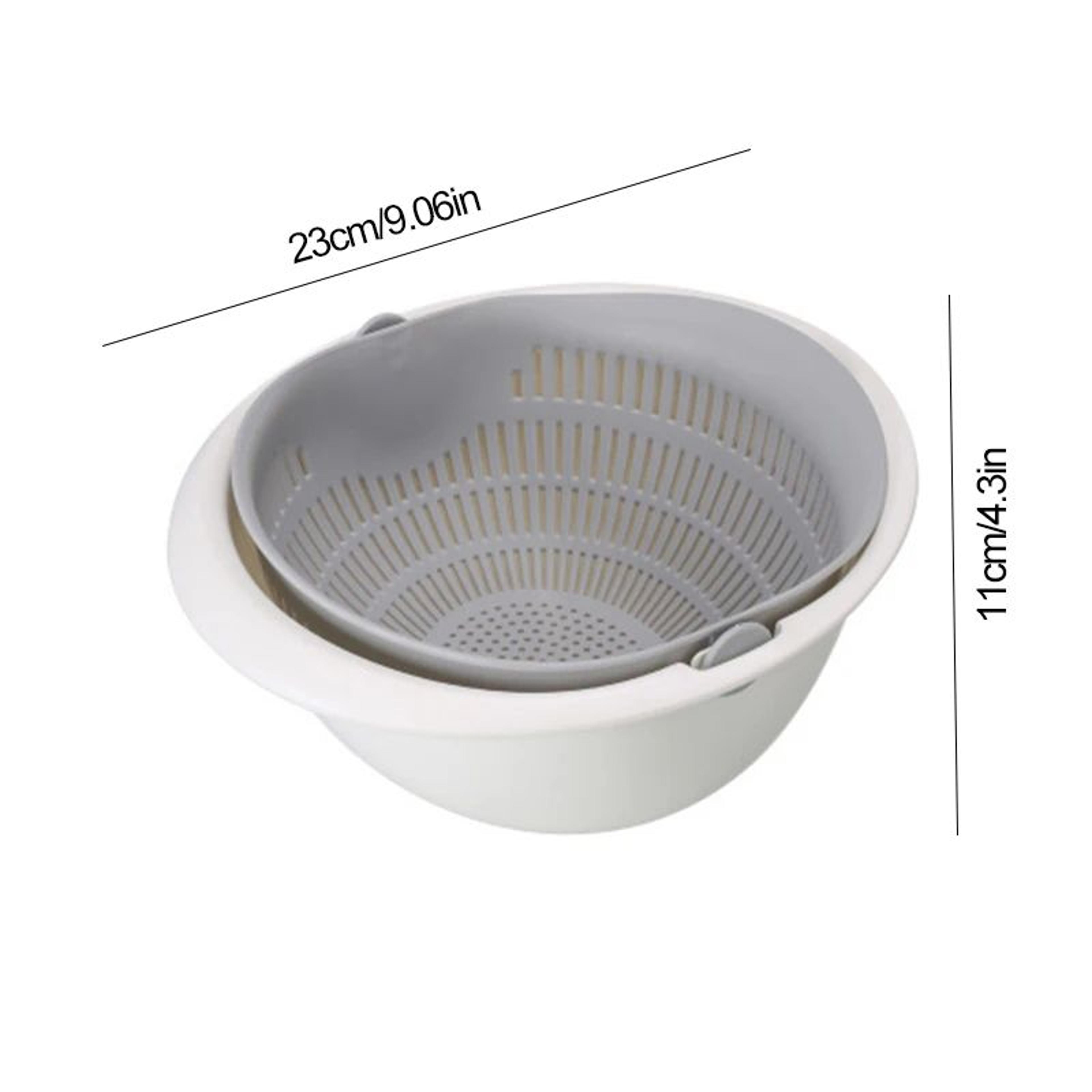 Double Layer Fruit Washing Basket 10