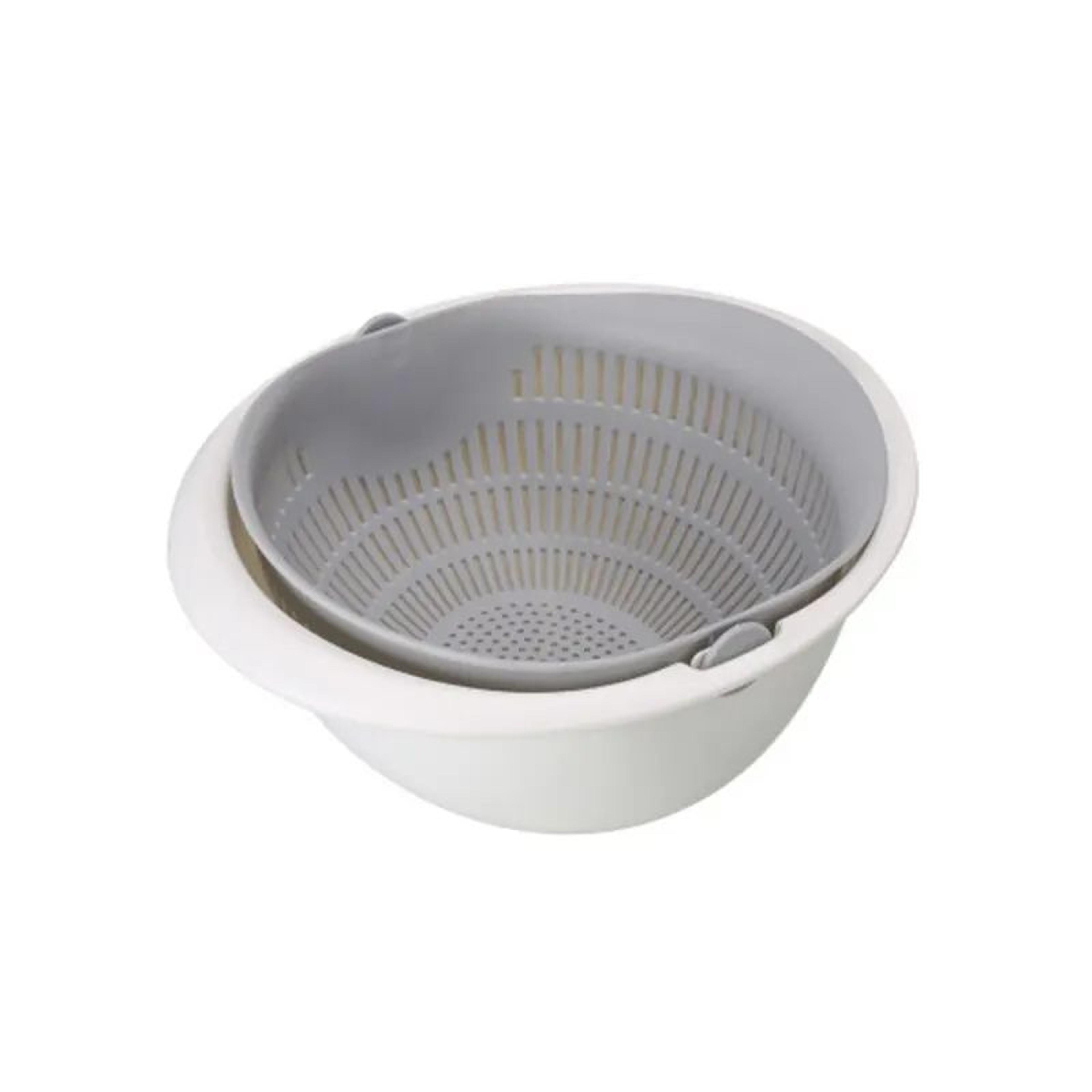 Double Layer Fruit Washing Basket 11