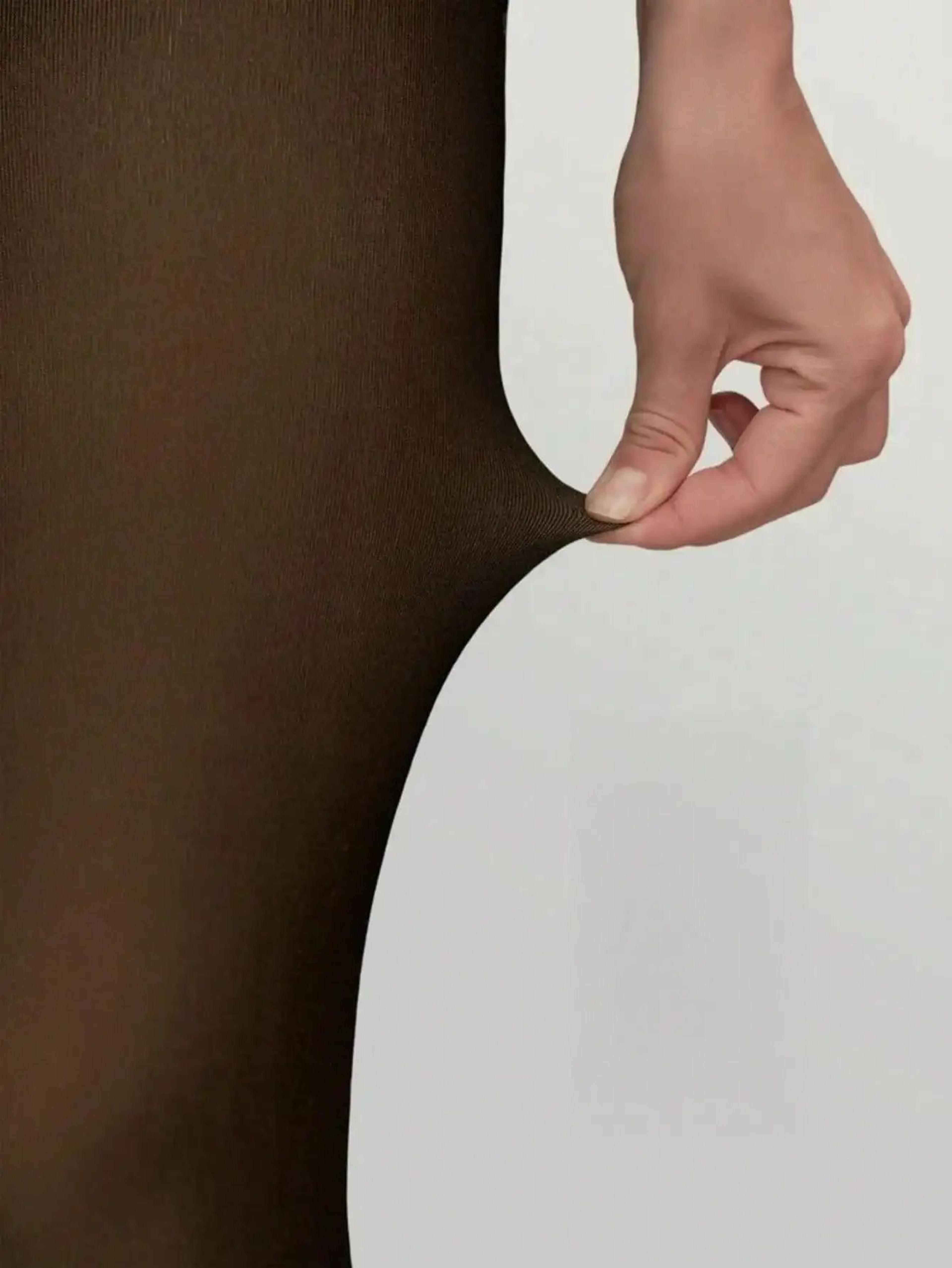 Warm Velvet High Waisted Tights 5