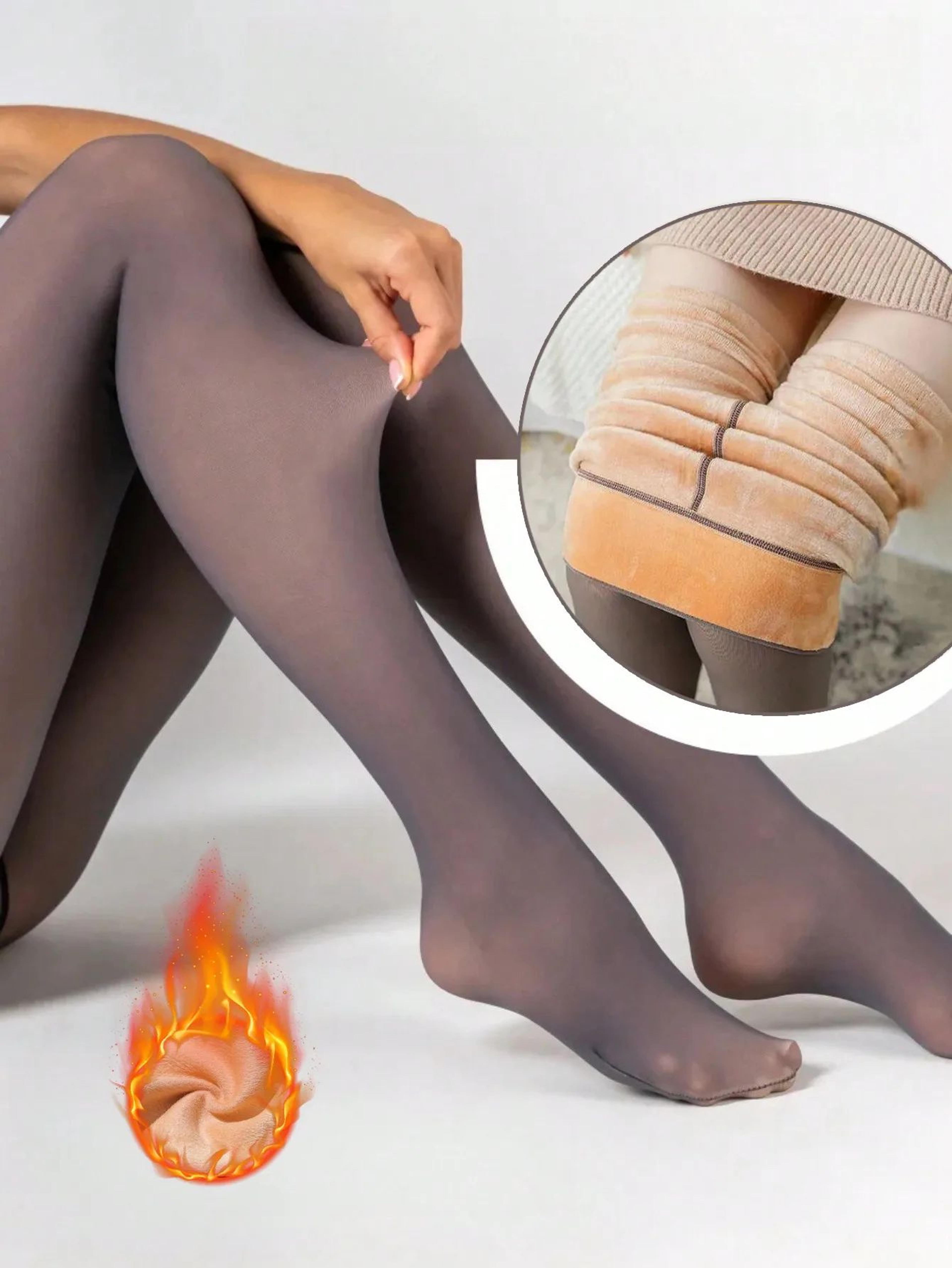 Warm Velvet High Waisted Tights 8