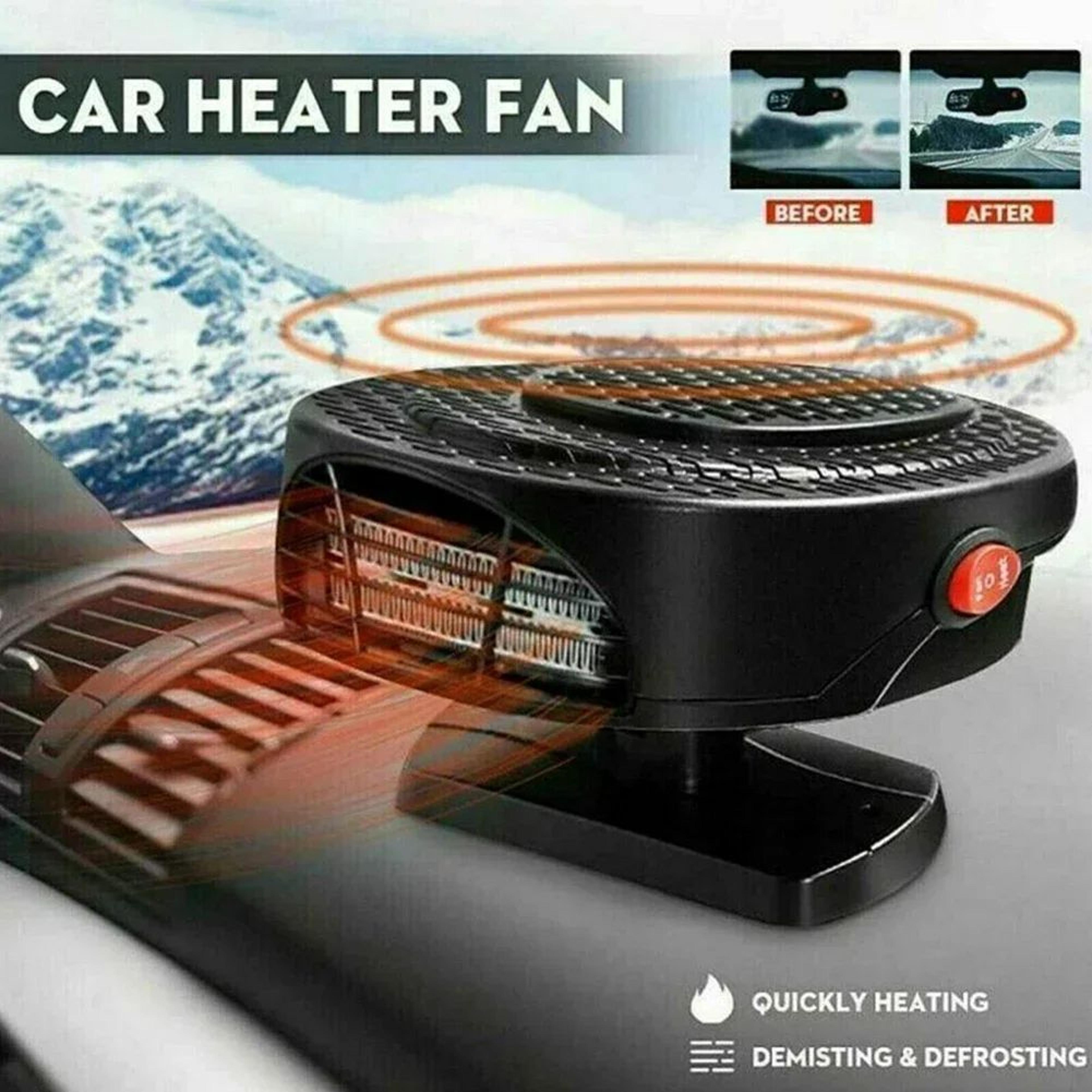 Portable 12V 24V Car Heater Fan Defroster 0
