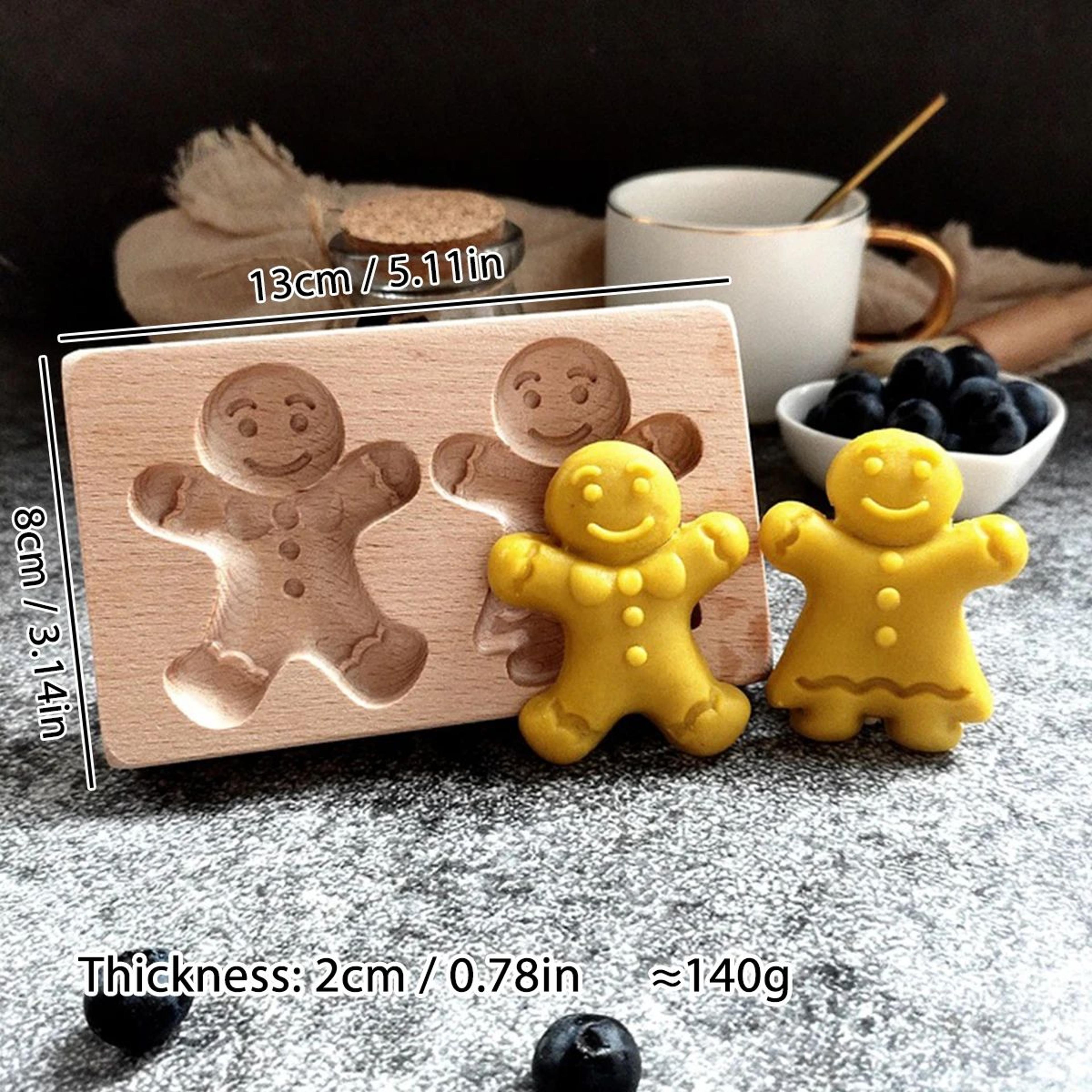 Christmas Wooden Cookie Molds Set 18
