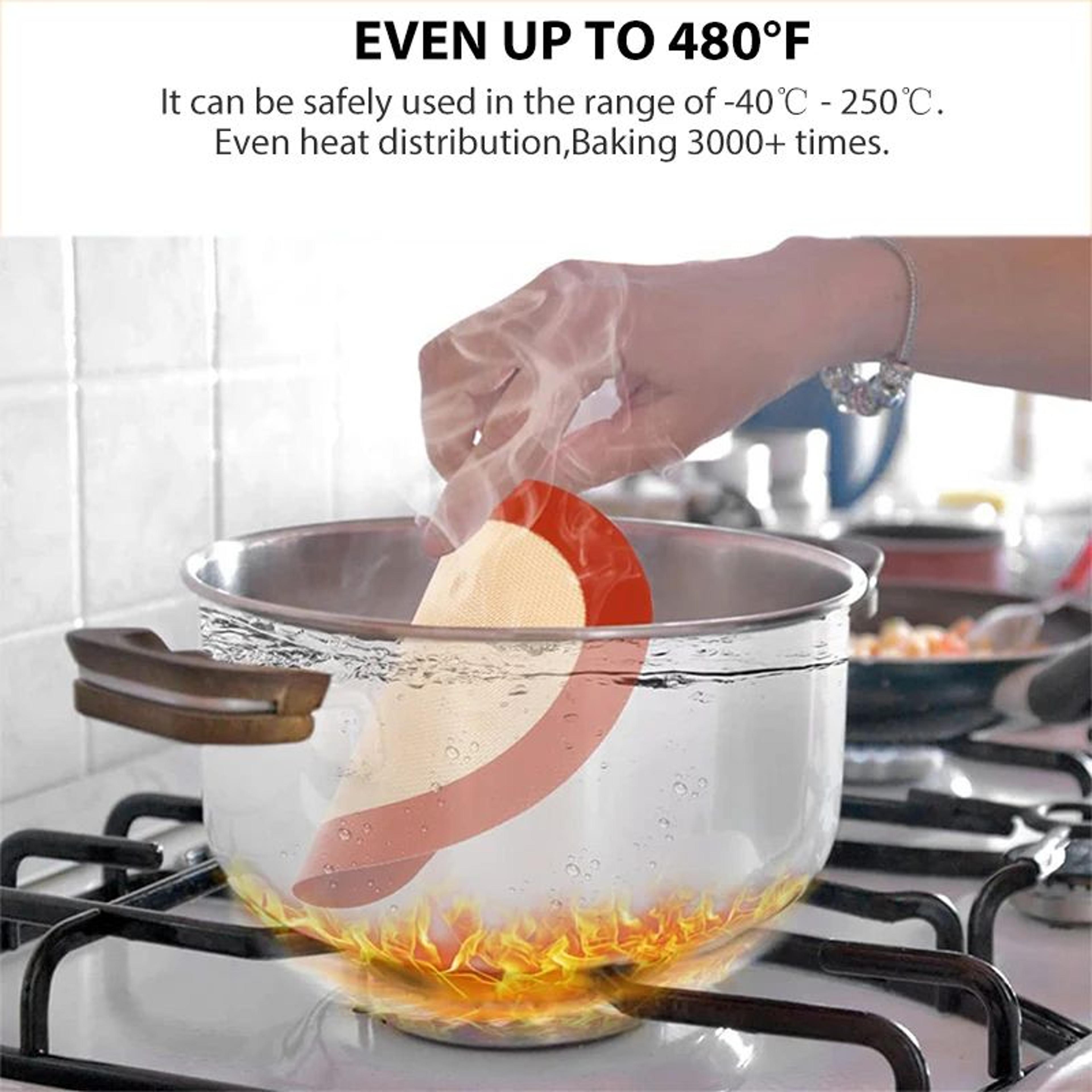 Round Silicone Baking Mat Liner 8