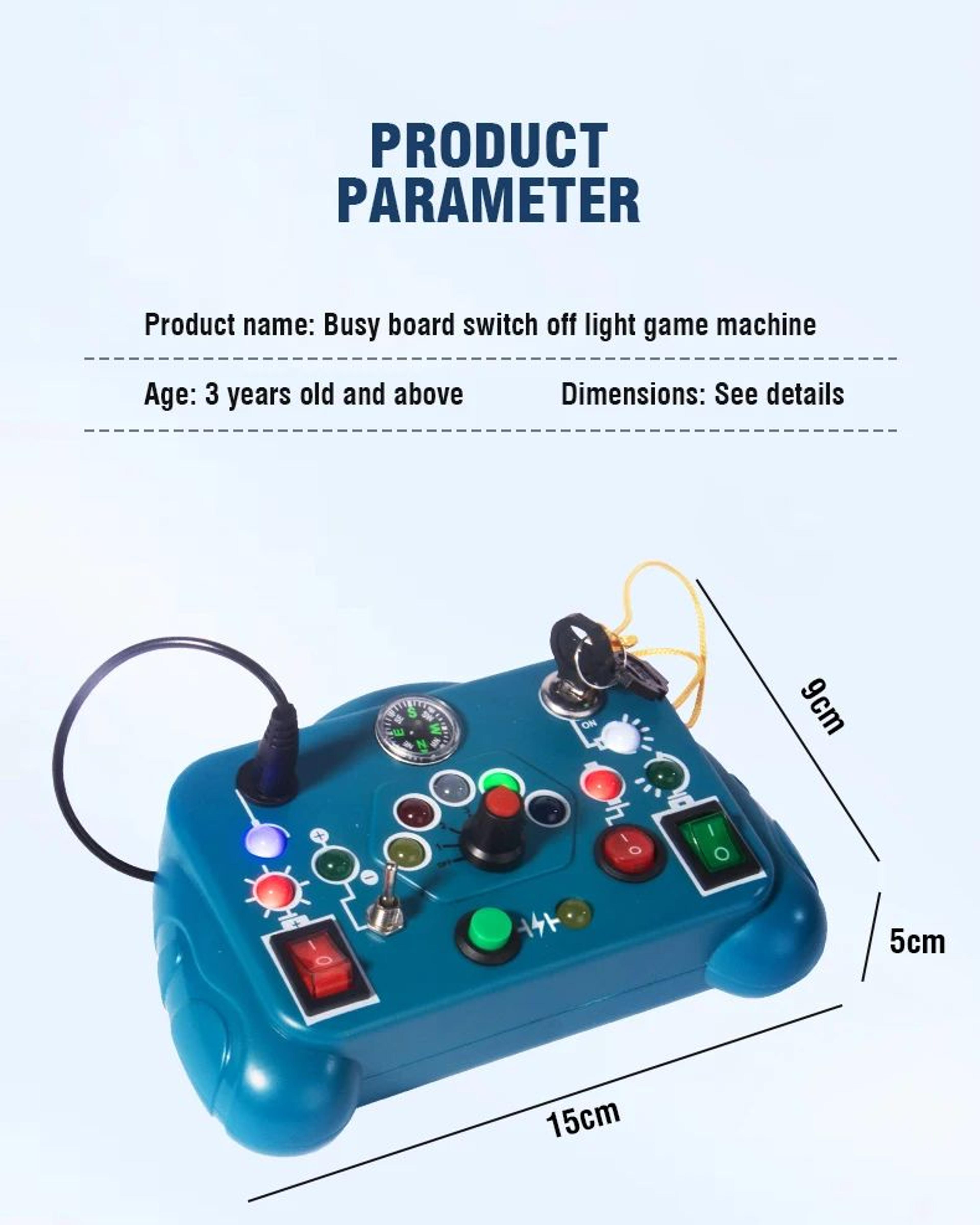 LED Busy Board Sensory Toy 11