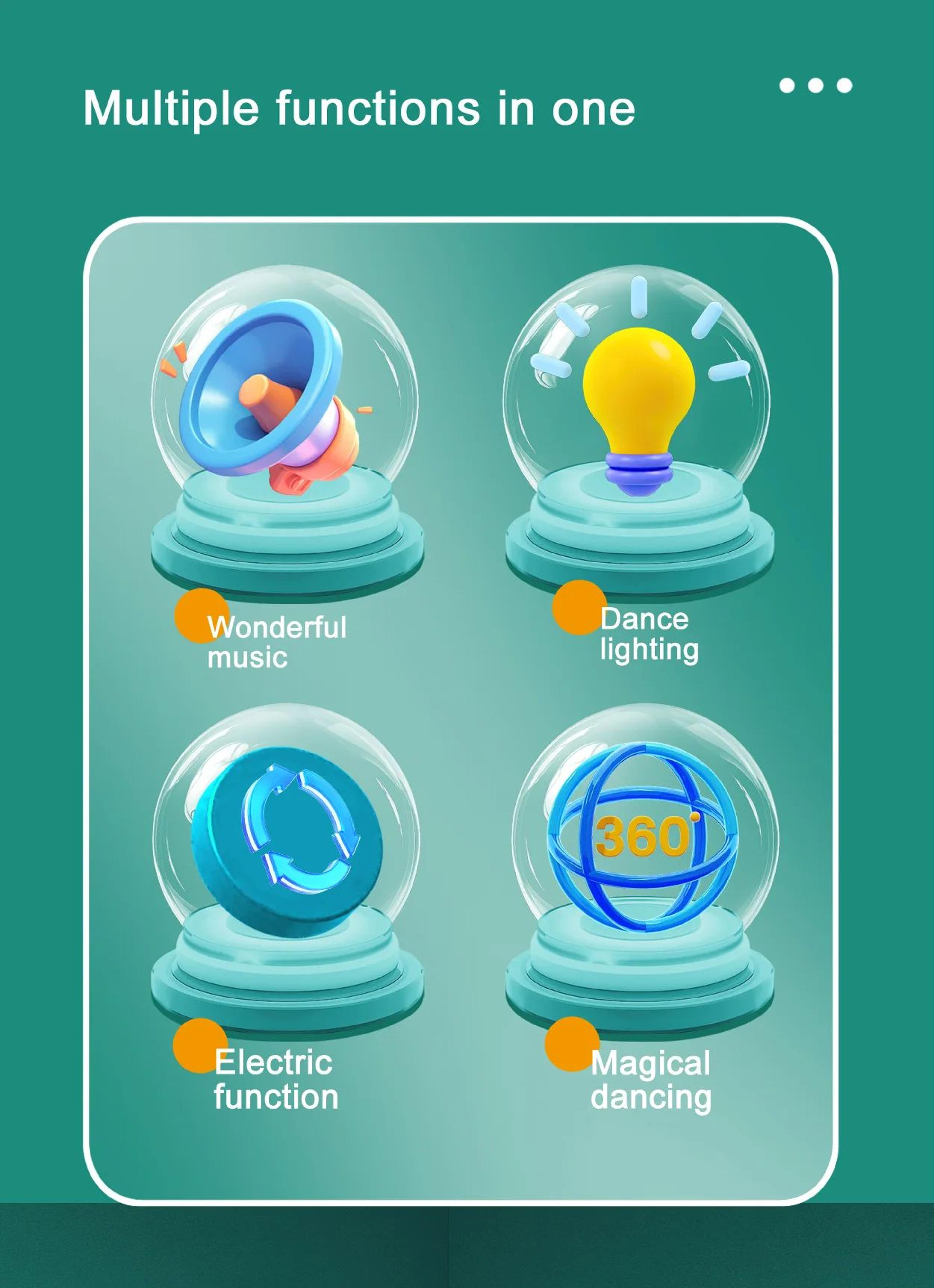 Dancing Jellyfish Light Music Toy 8