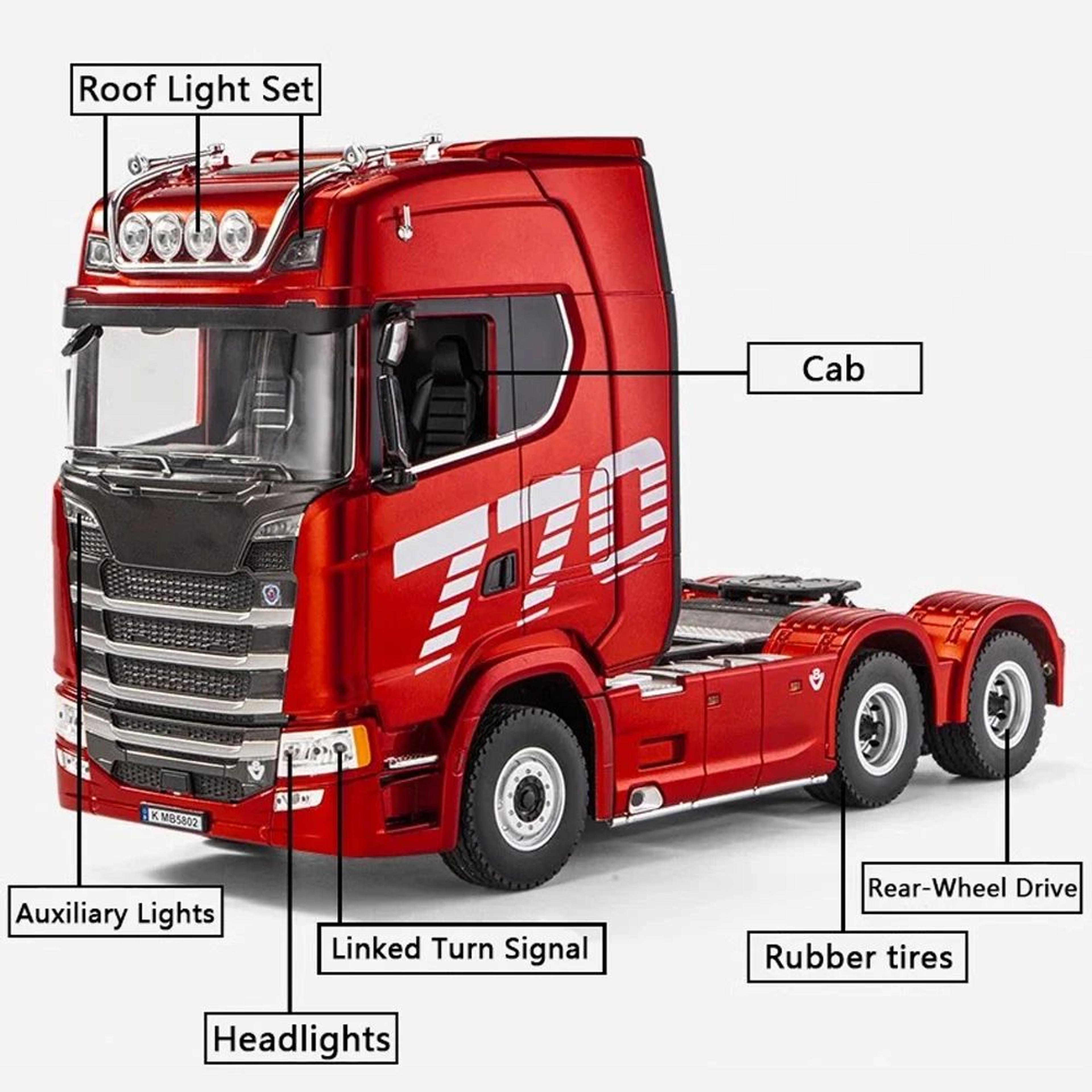 RC Alloy Tractor Trailer Truck 3