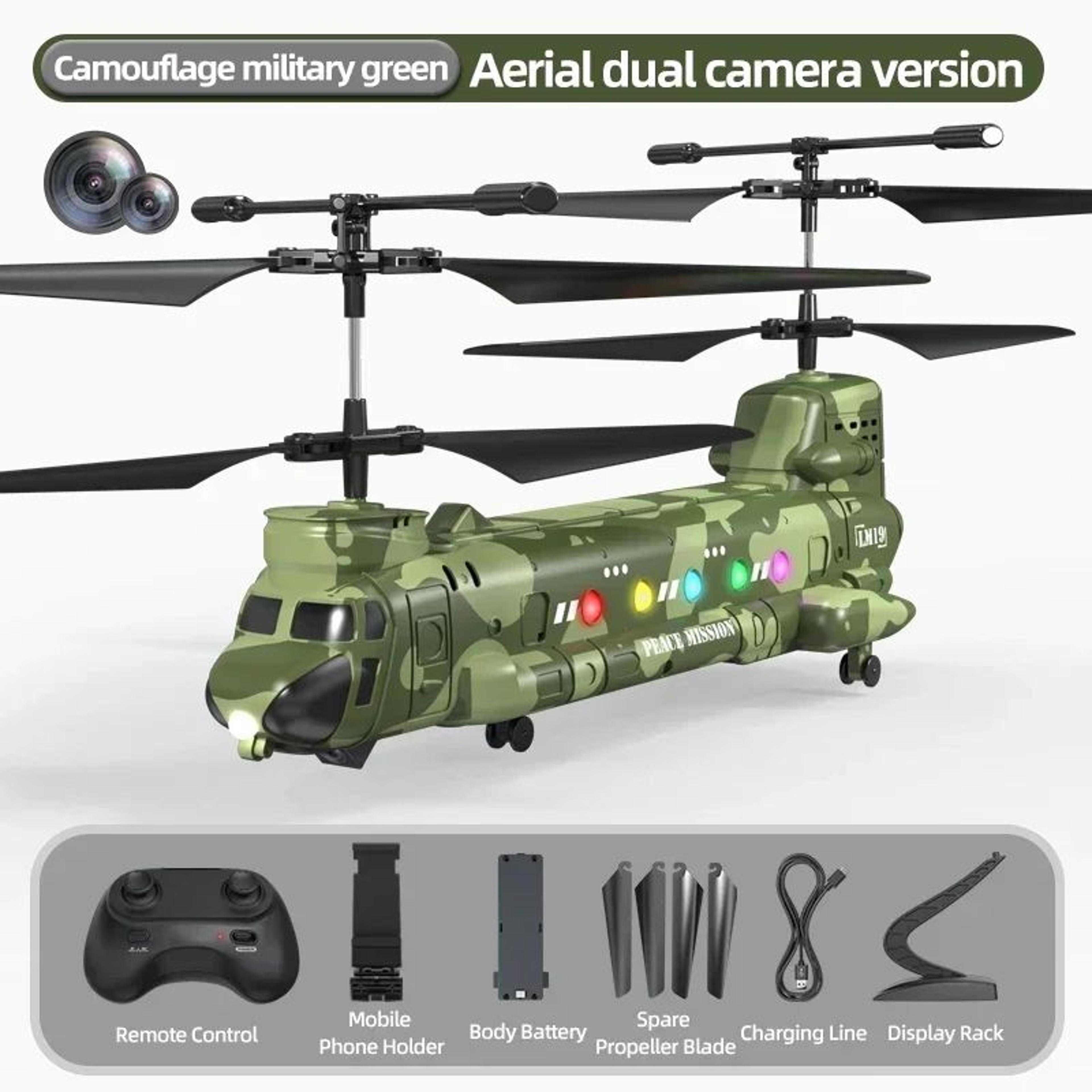 RC Helicopter With Camera And LED Lights 10
