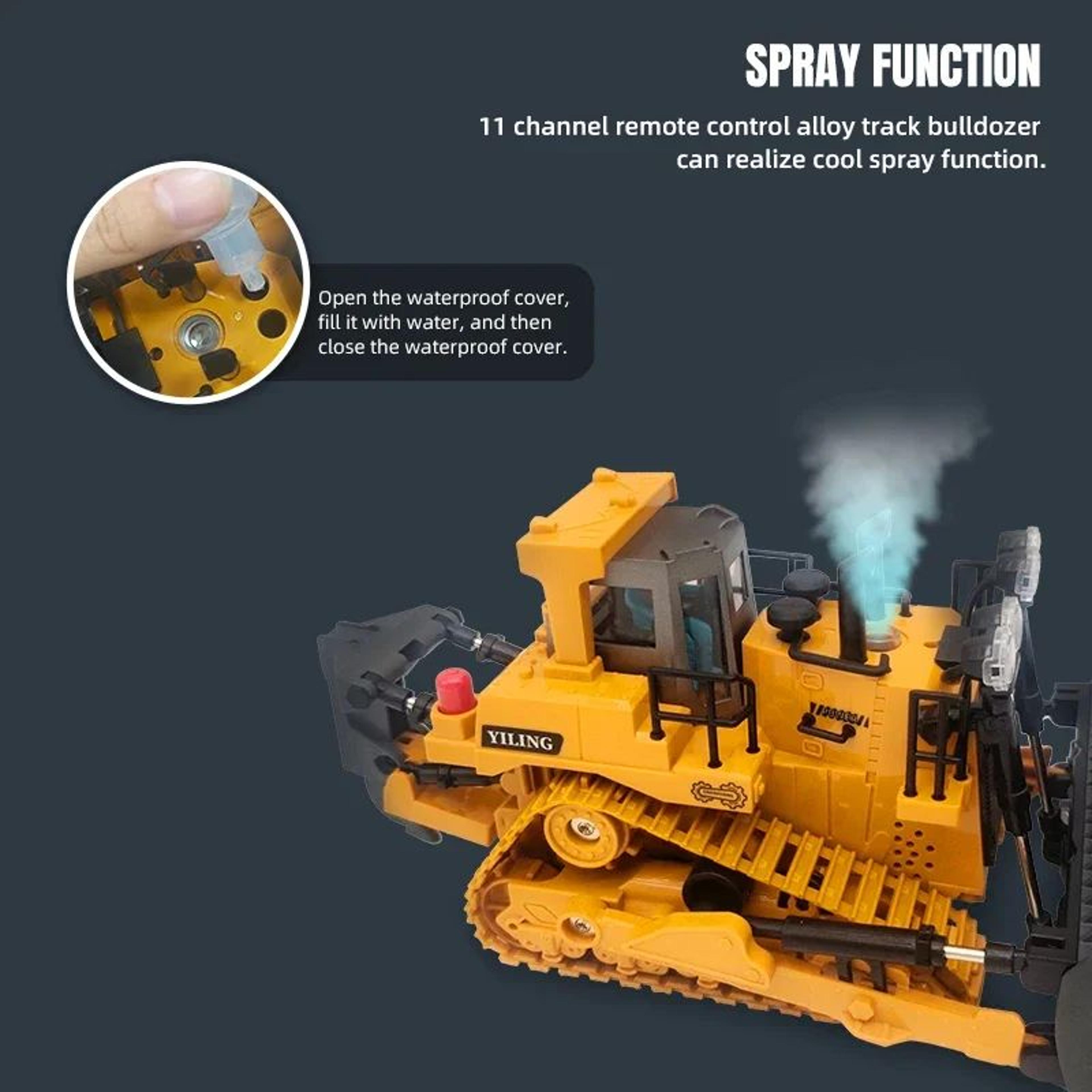 Remote Control Bulldozer Toy For Kids 3