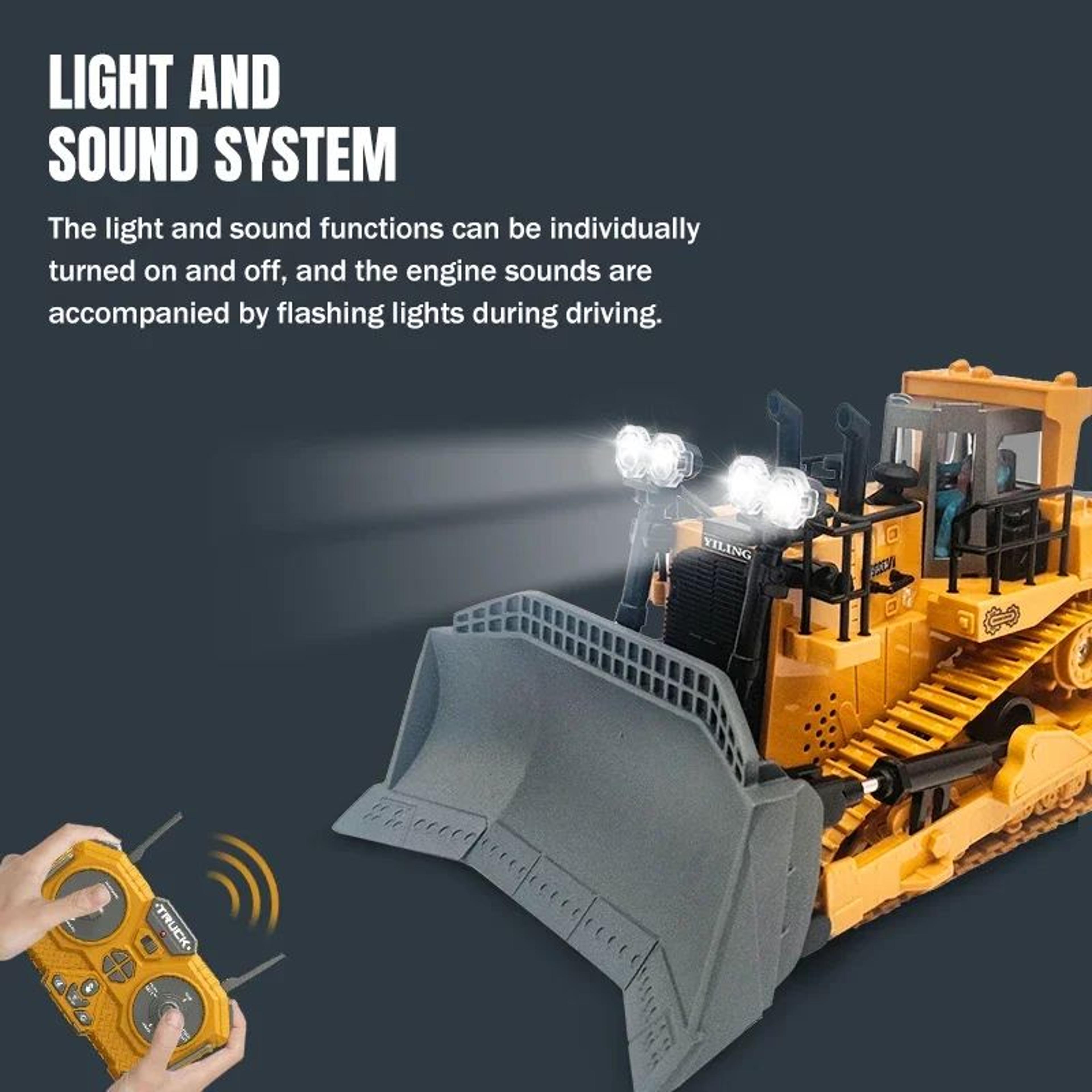 Remote Control Bulldozer Toy For Kids 4