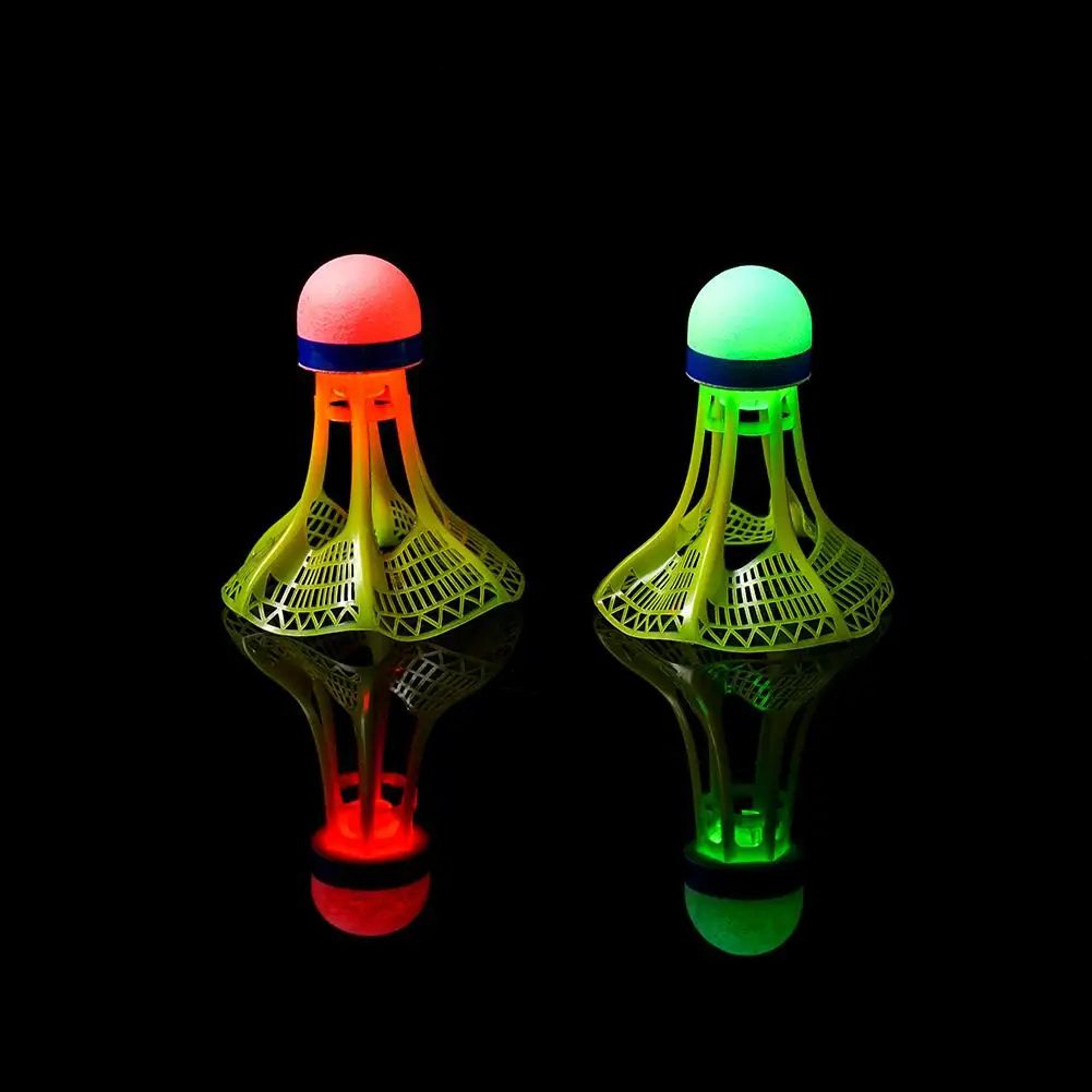 LED Glow Badminton Shuttlecocks Set 8