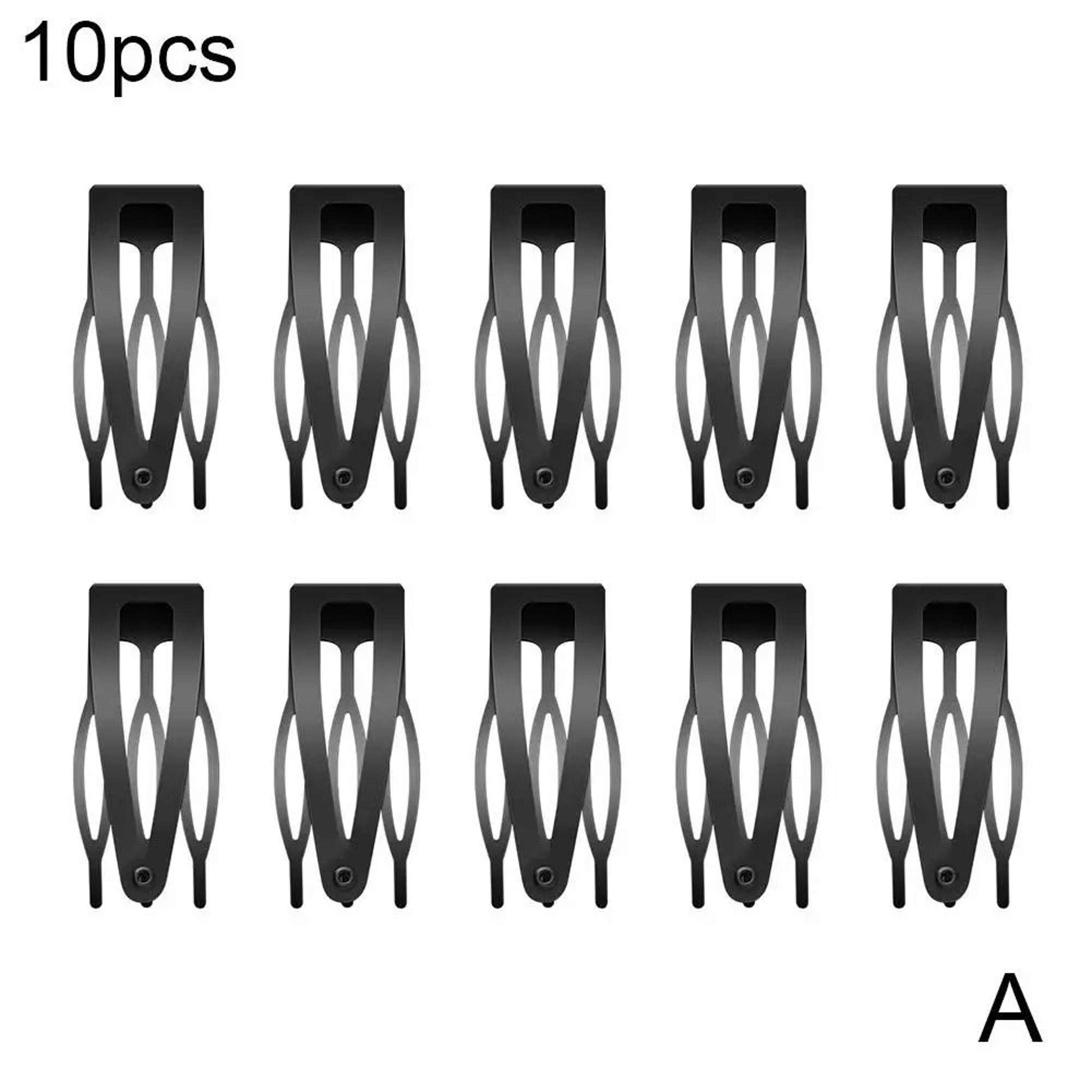 Double Grip Metal Hair Clips Set 12