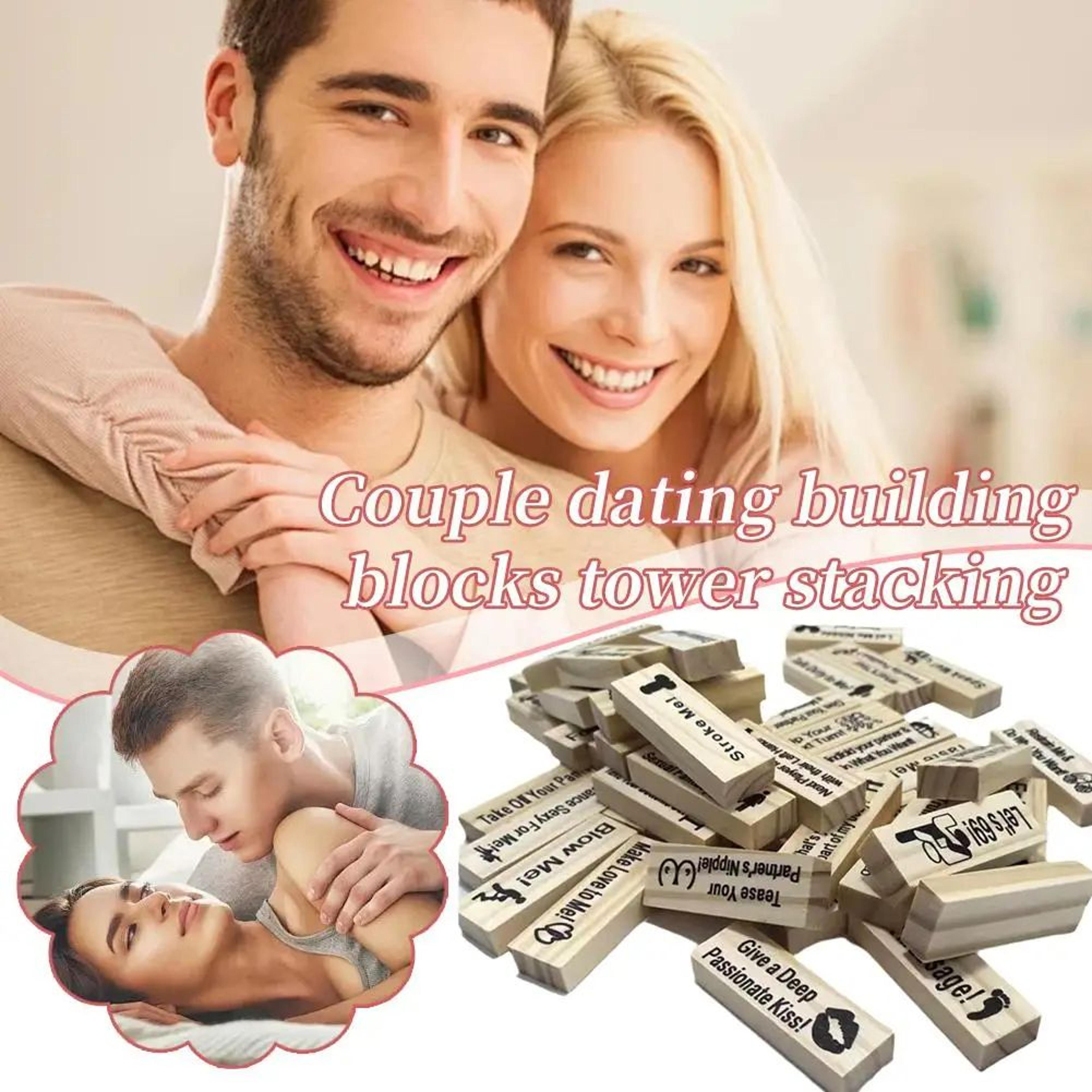 Couples Wooden Love Block Game 7