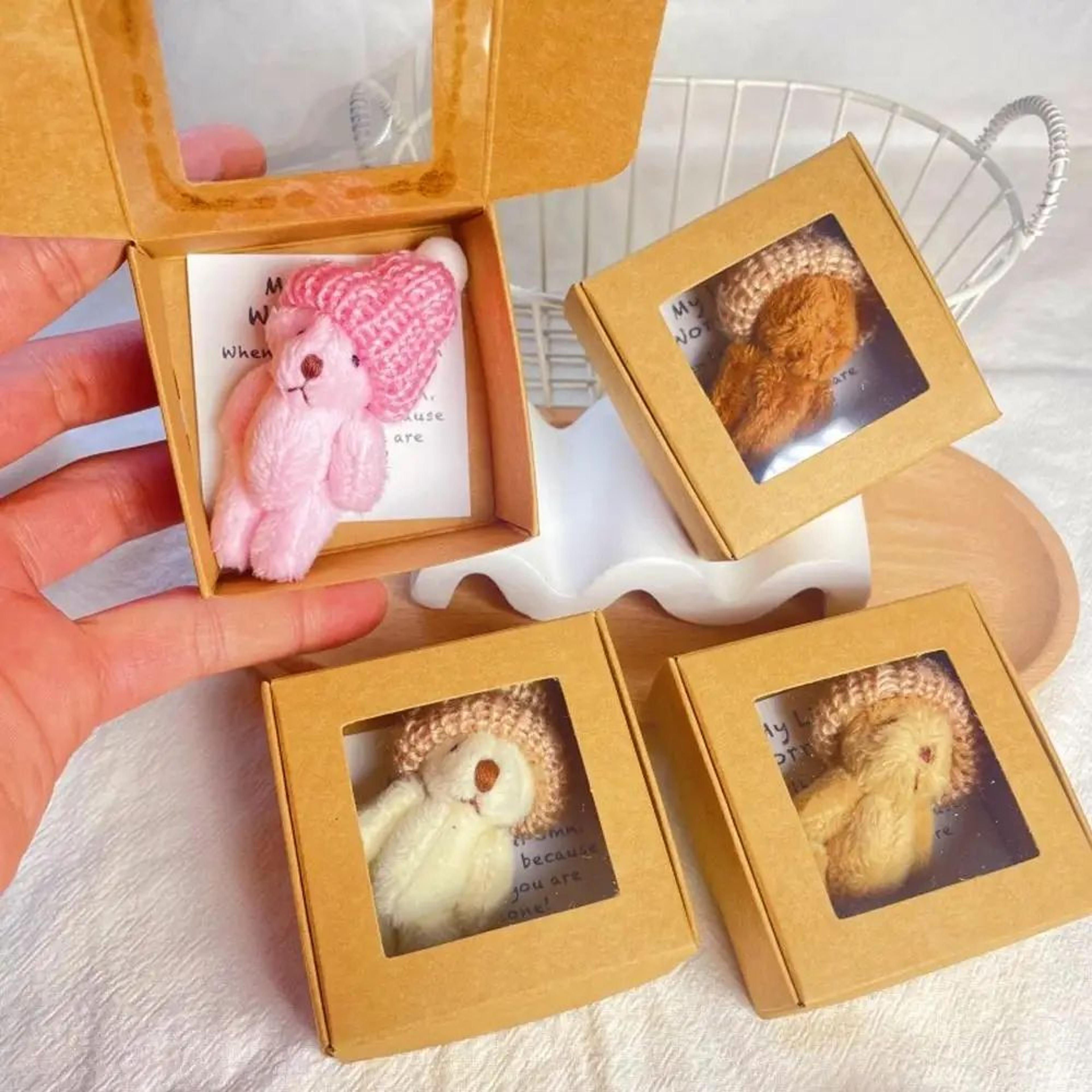 Mini Plush Worry Bear Gift Box 1