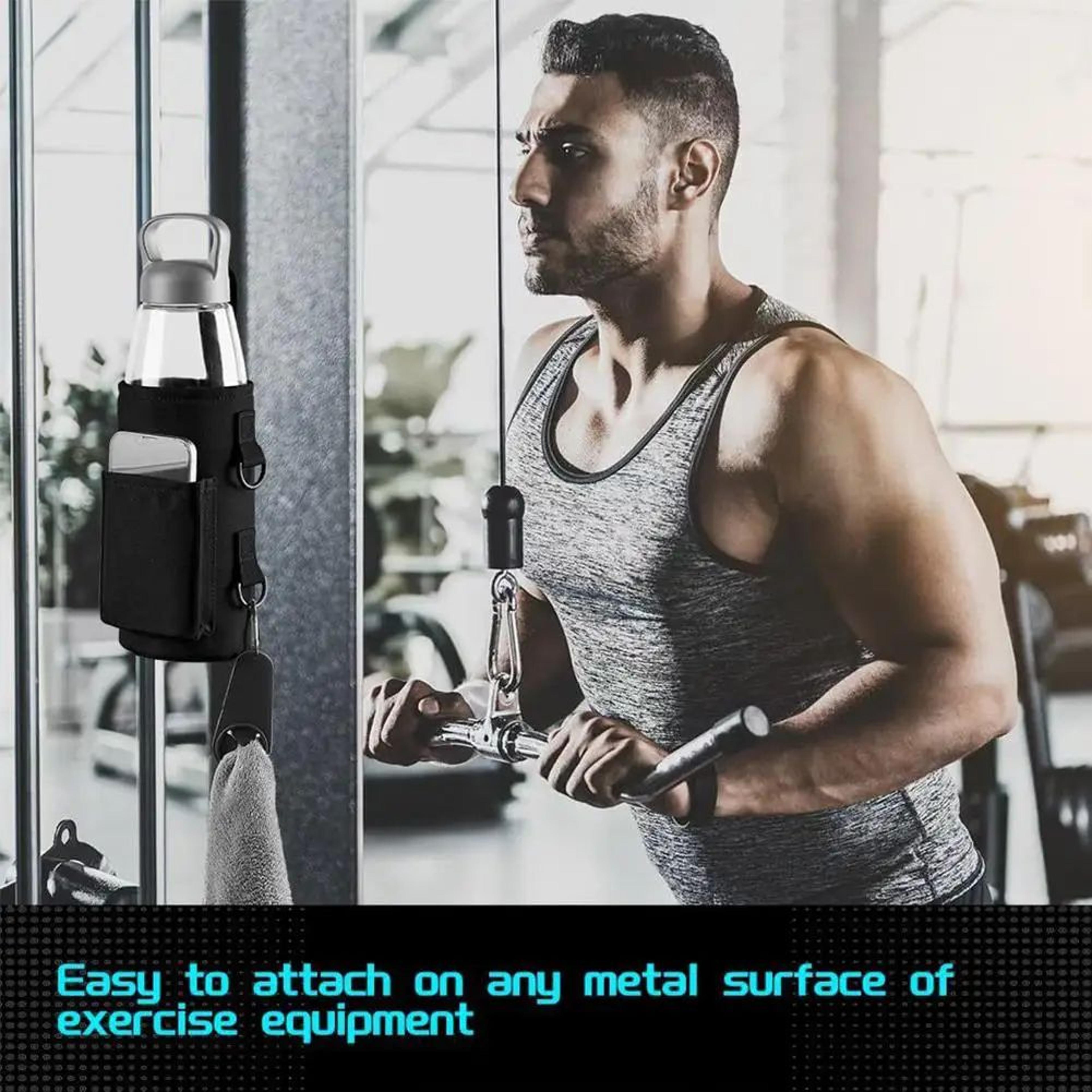 Magnetic Gym Water Bottle Holder Bag 4