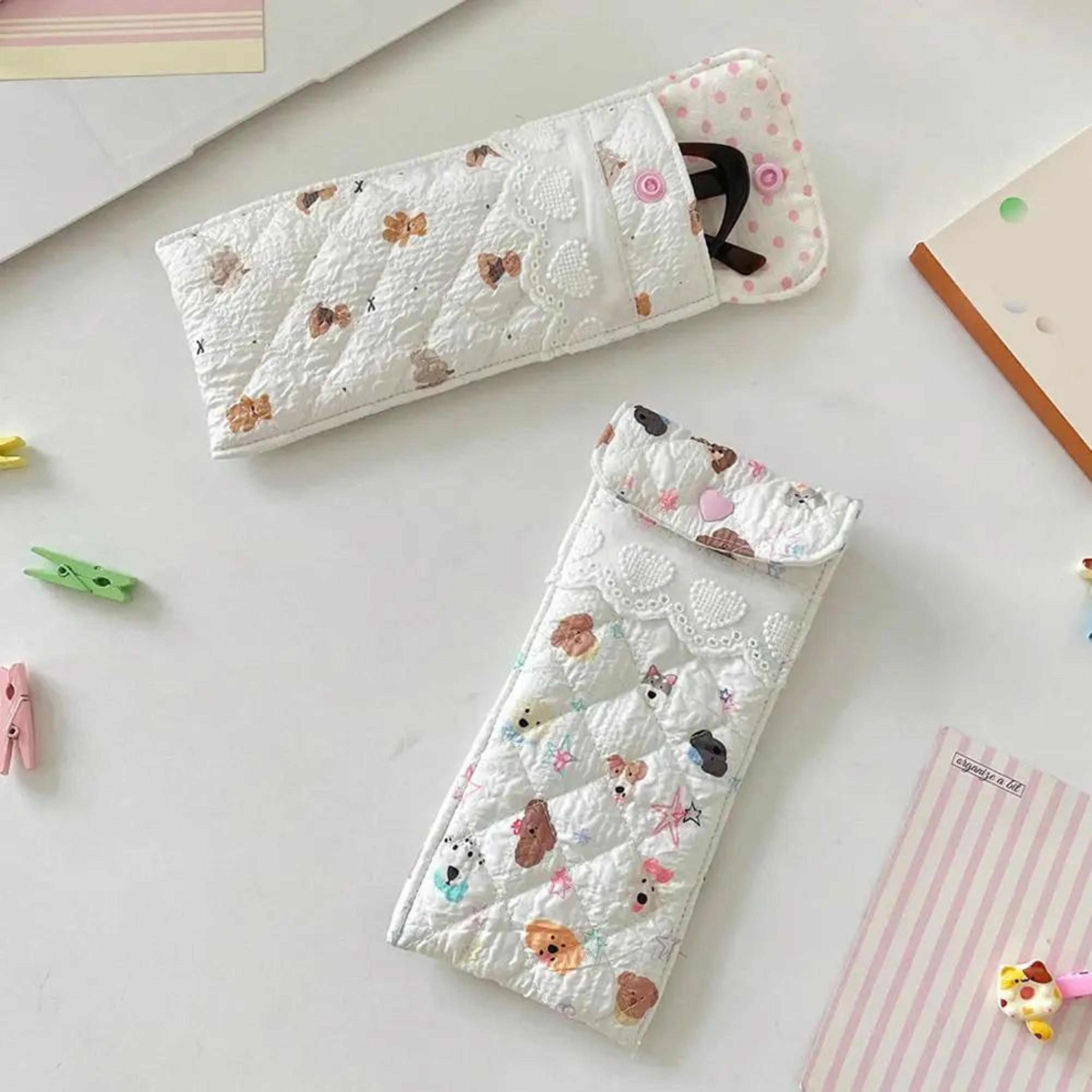 Cute Cartoon Soft Glasses Case 4