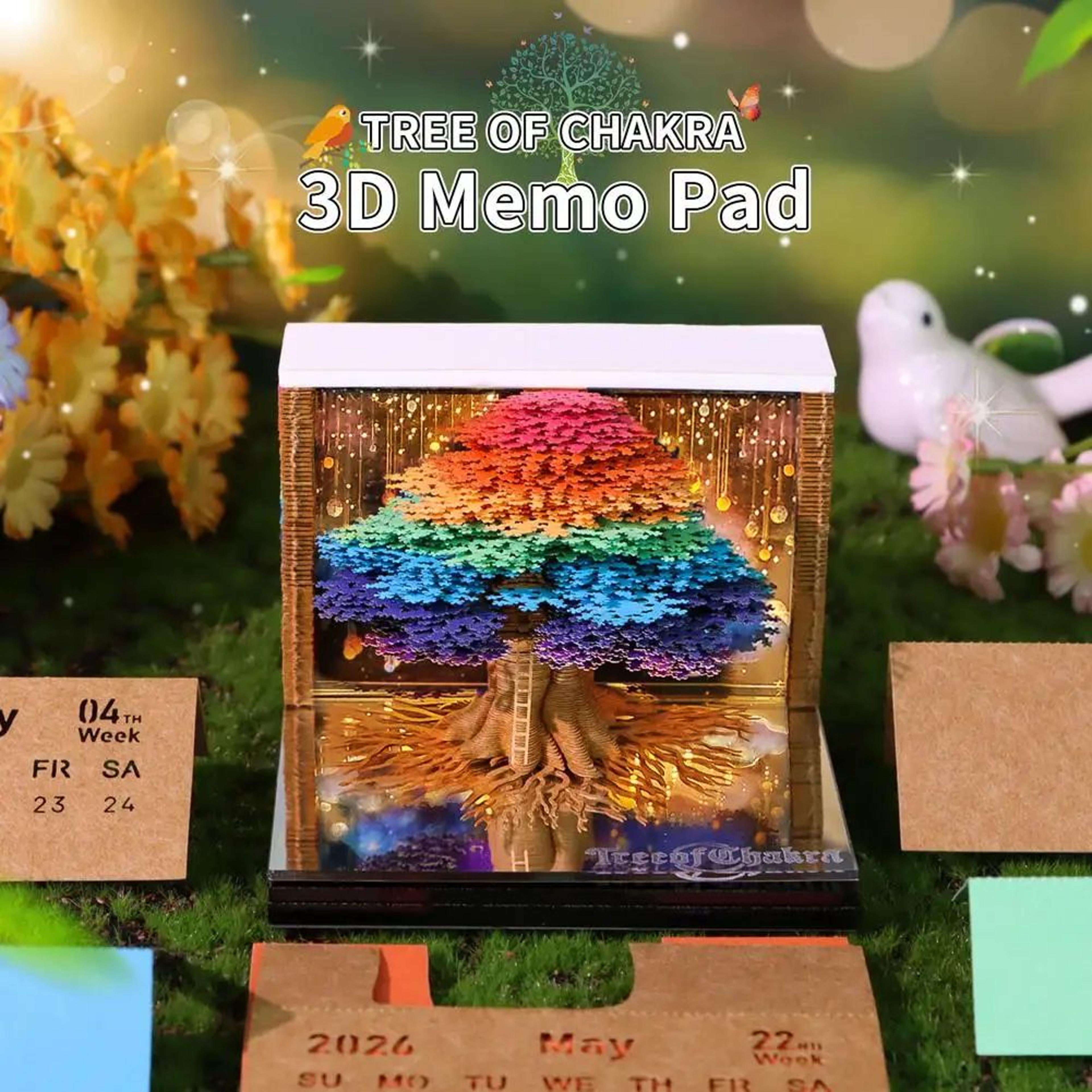 2026 Tear Away 3D Paper Calendar Tree 2