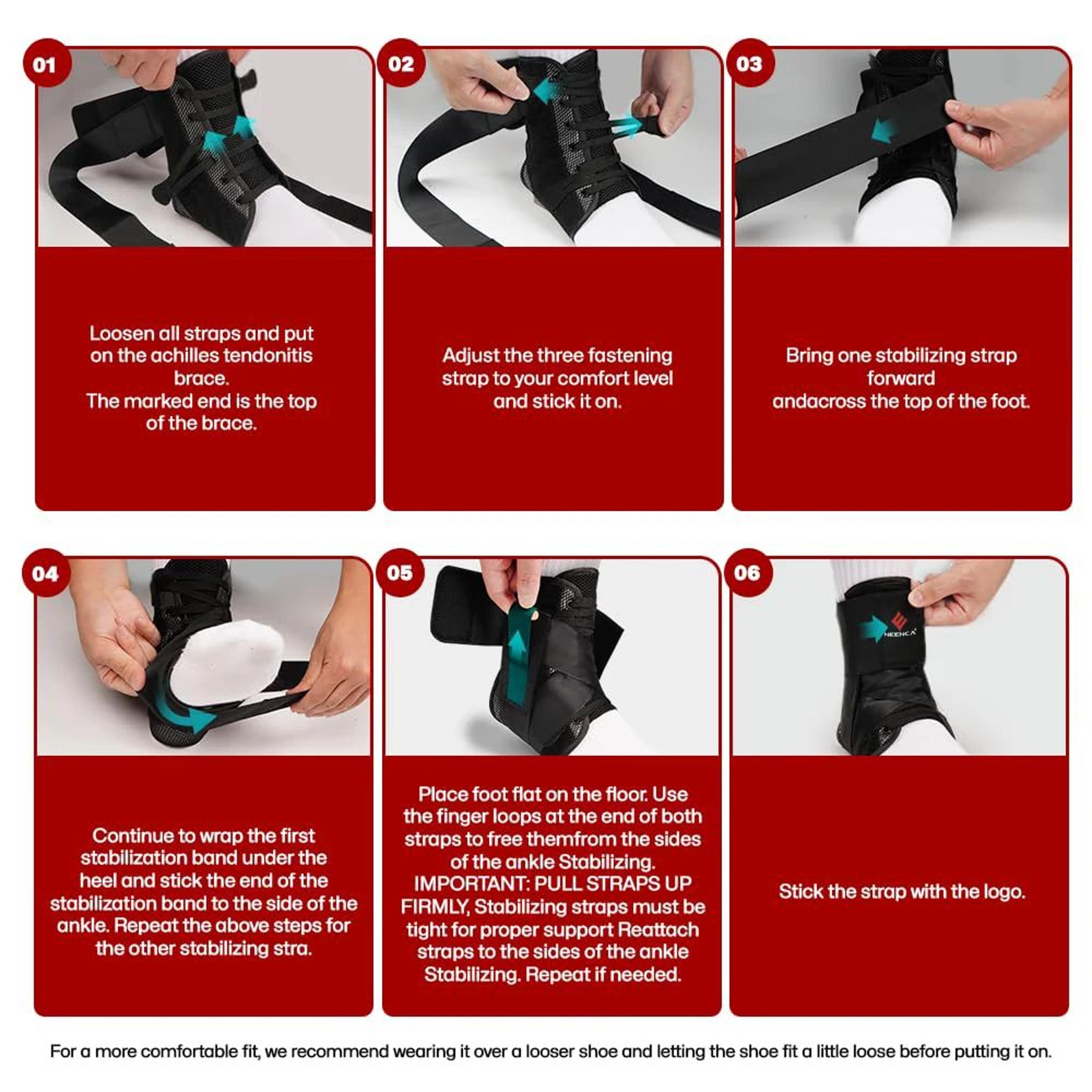 Adjustable Ankle Brace Support Wrap 4