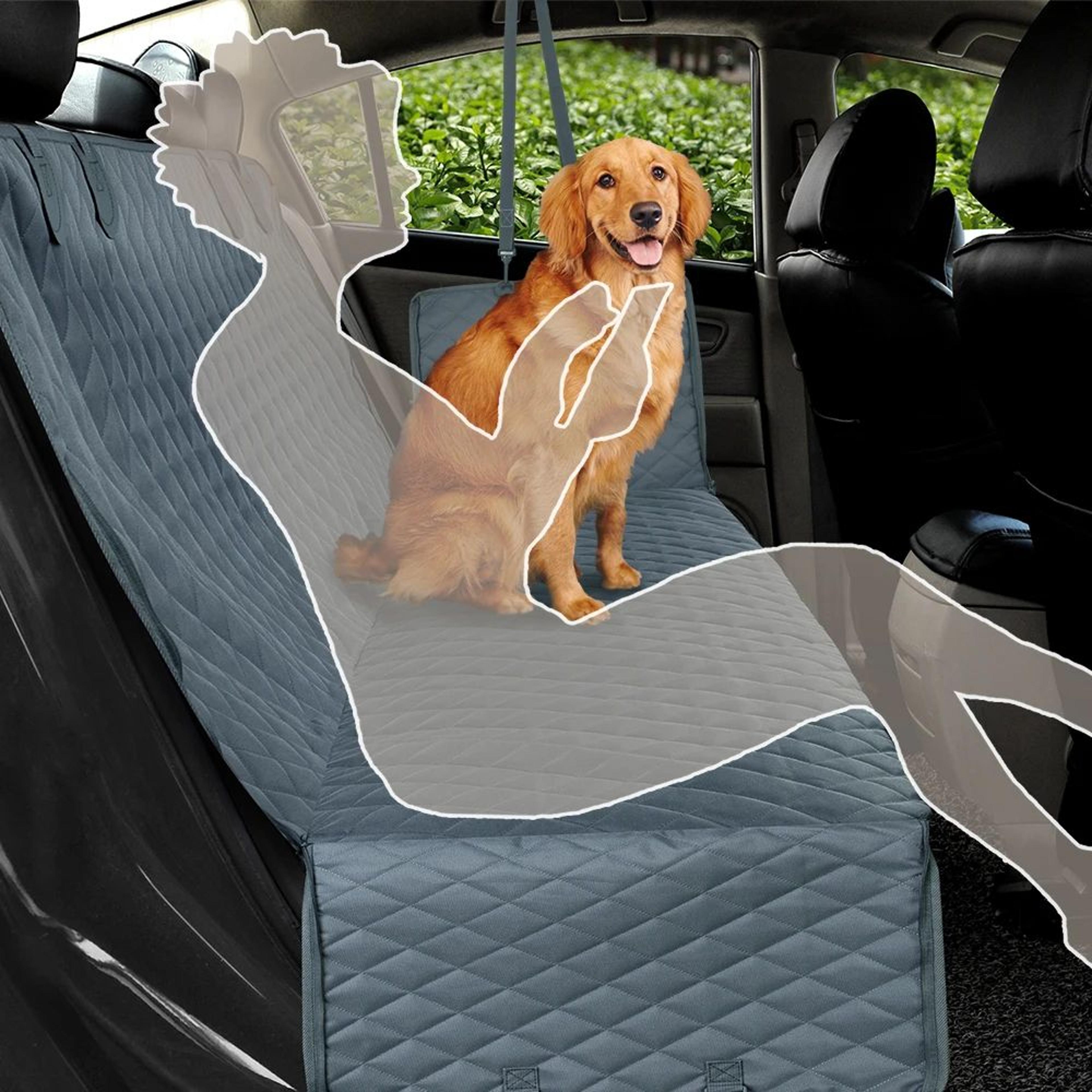 Waterproof Dog Back Seat Hammock Cover 1