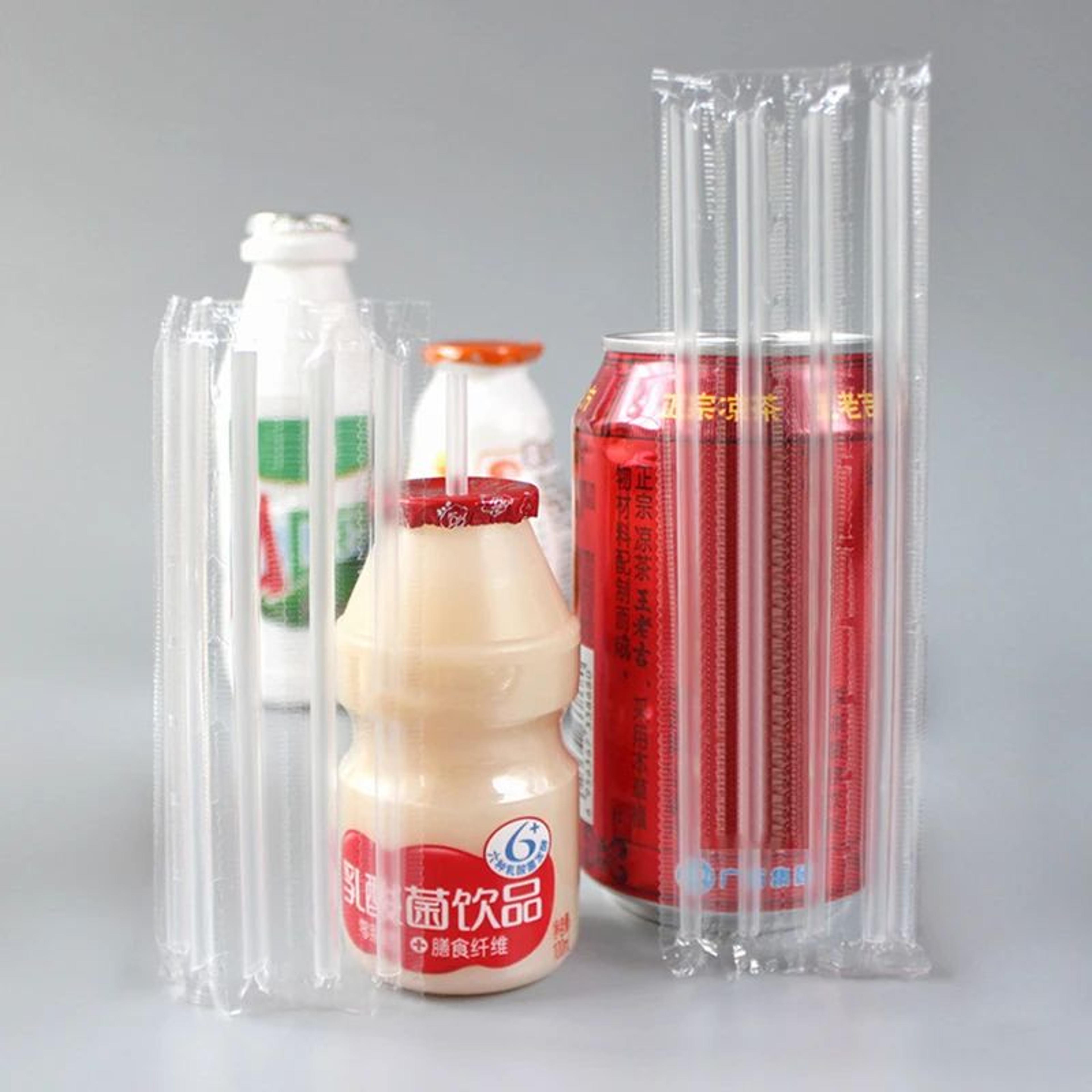 500 Pc Transparent Disposable Drinking Straws 1