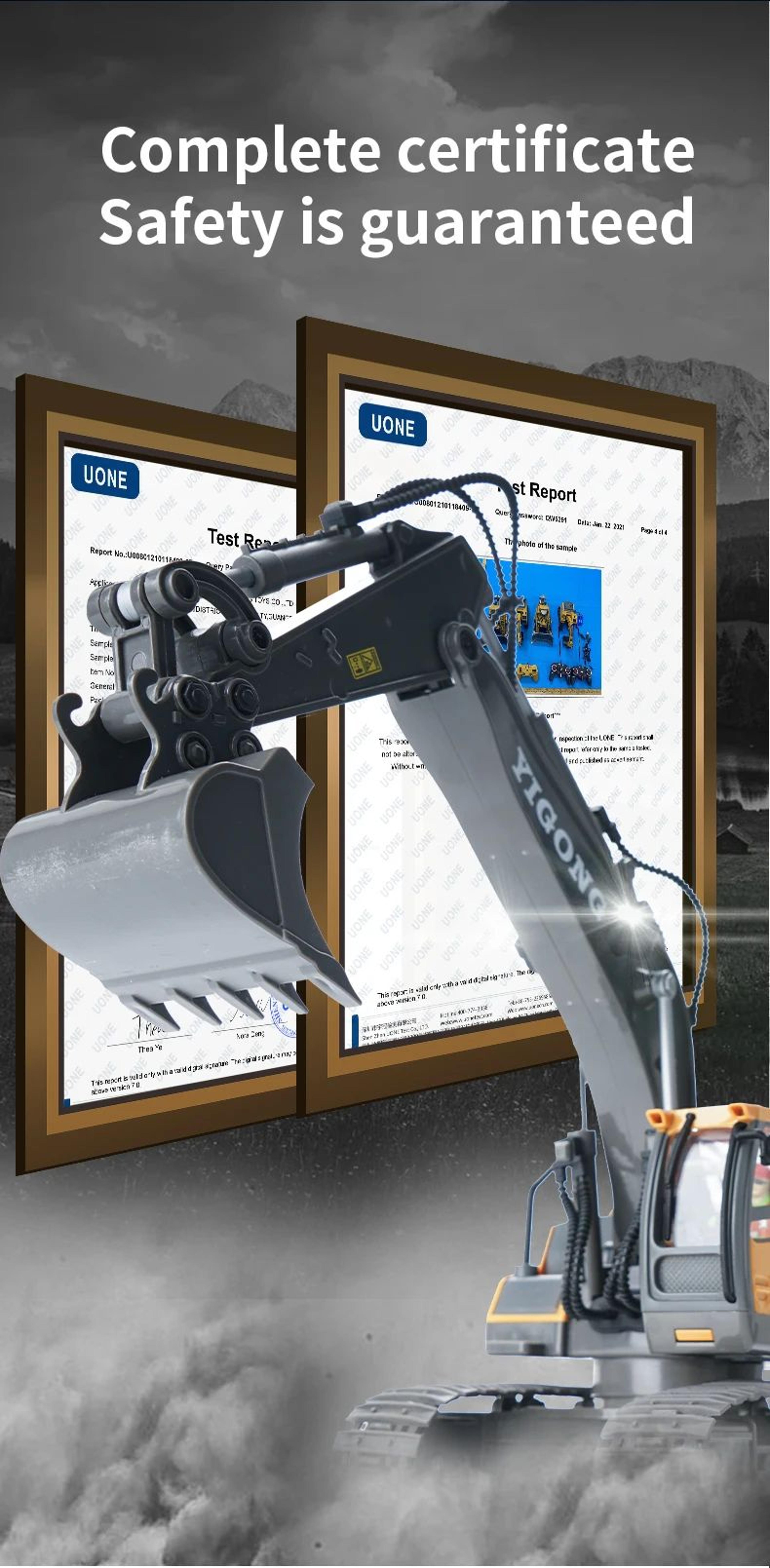 1 20 Remote Control RC Excavator  Dumper Truck 8