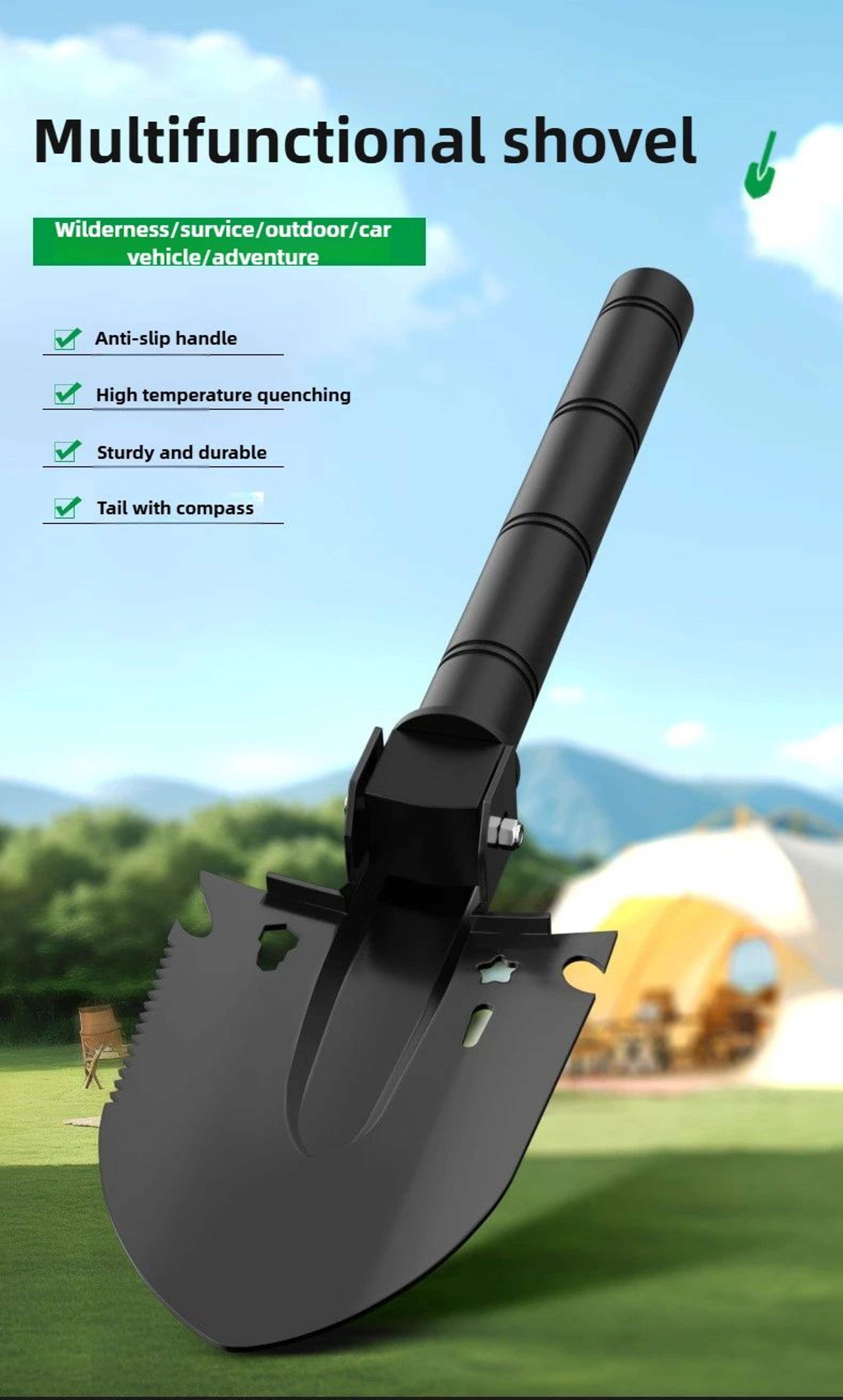 Multifunction Folding Camping Shovel 5