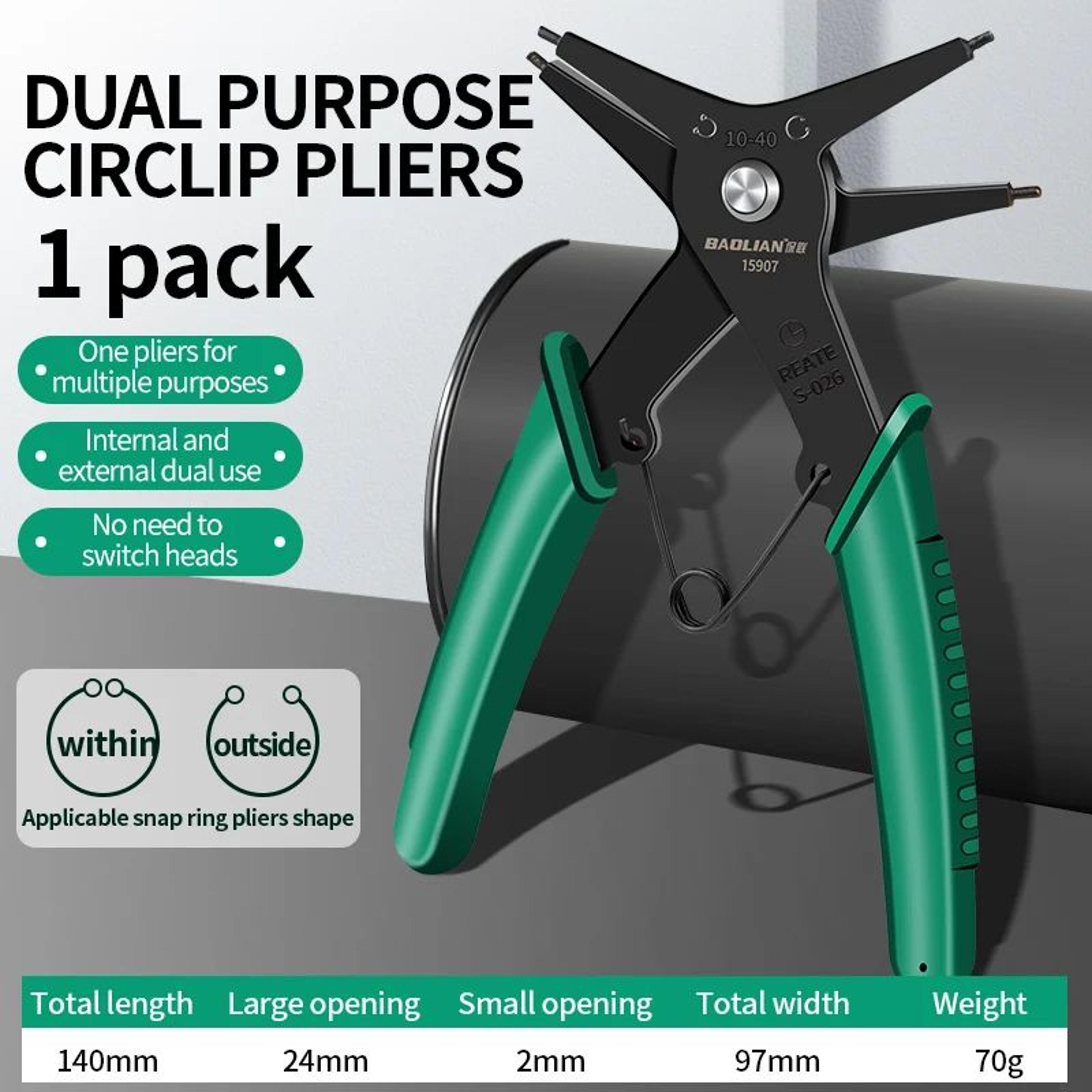 Multifunction Snap Ring Circlip Pliers 12