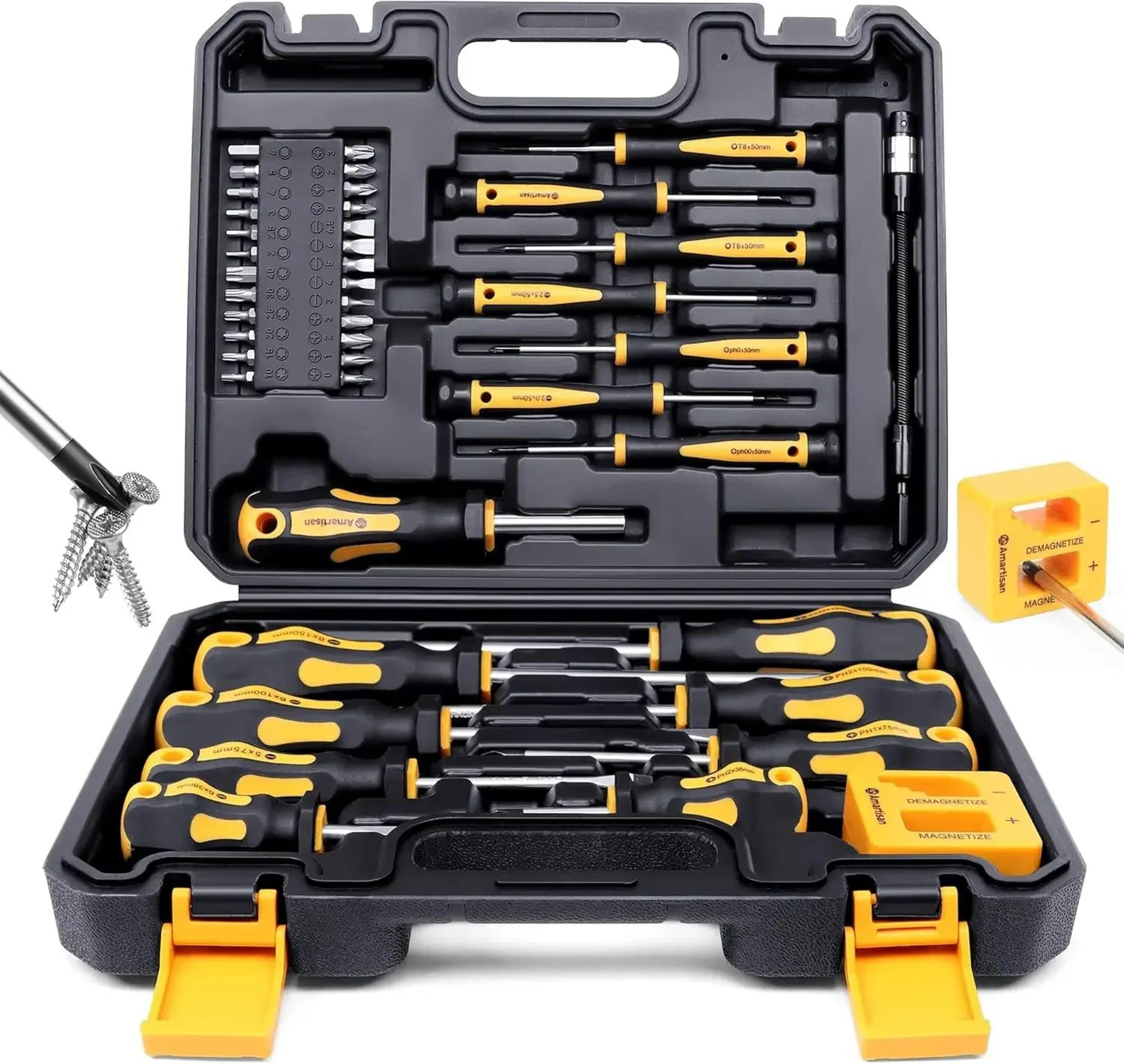 Magnetic Precision Screwdriver Set With Case 7