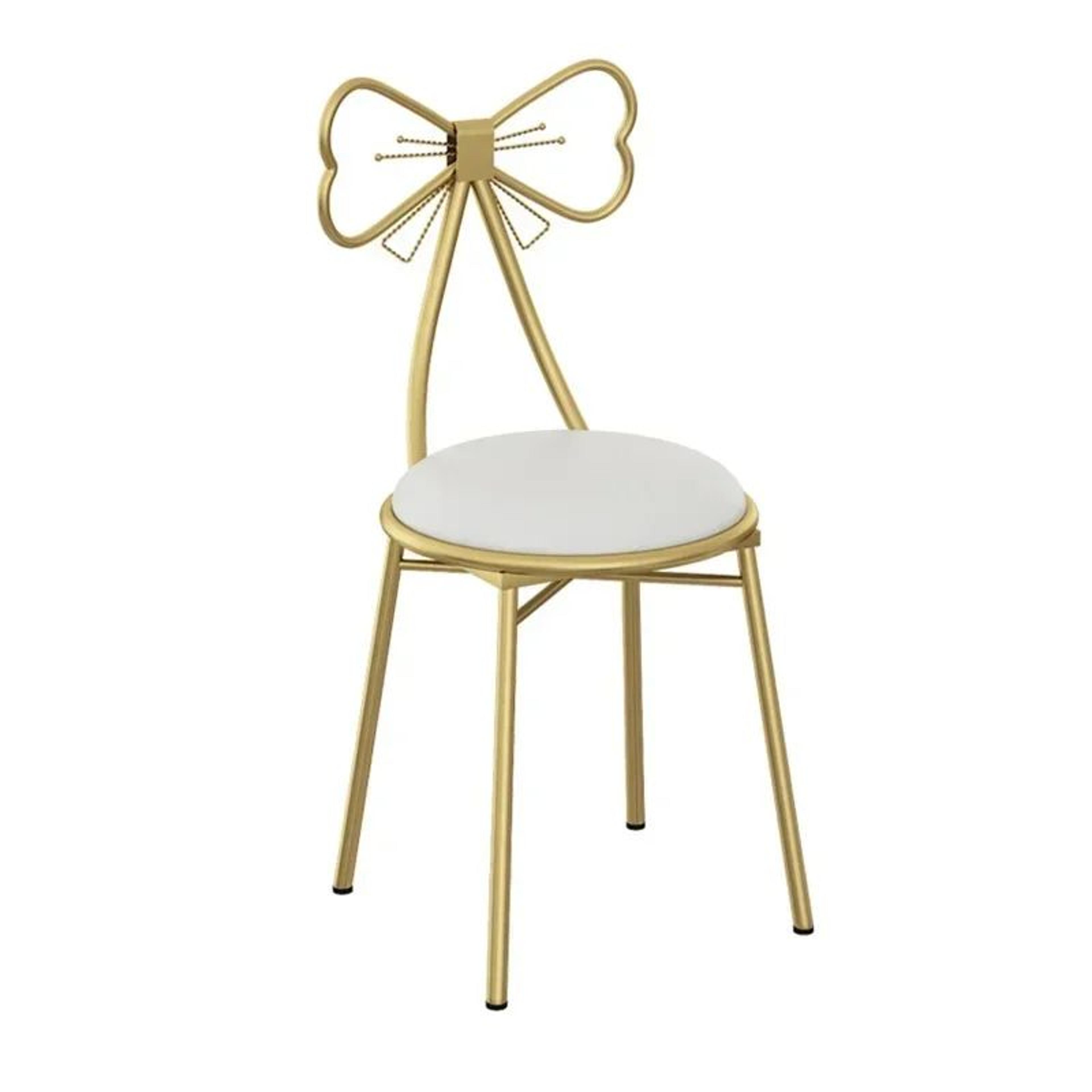 Butterfly Makeup Chair With Detachable Backrest 4