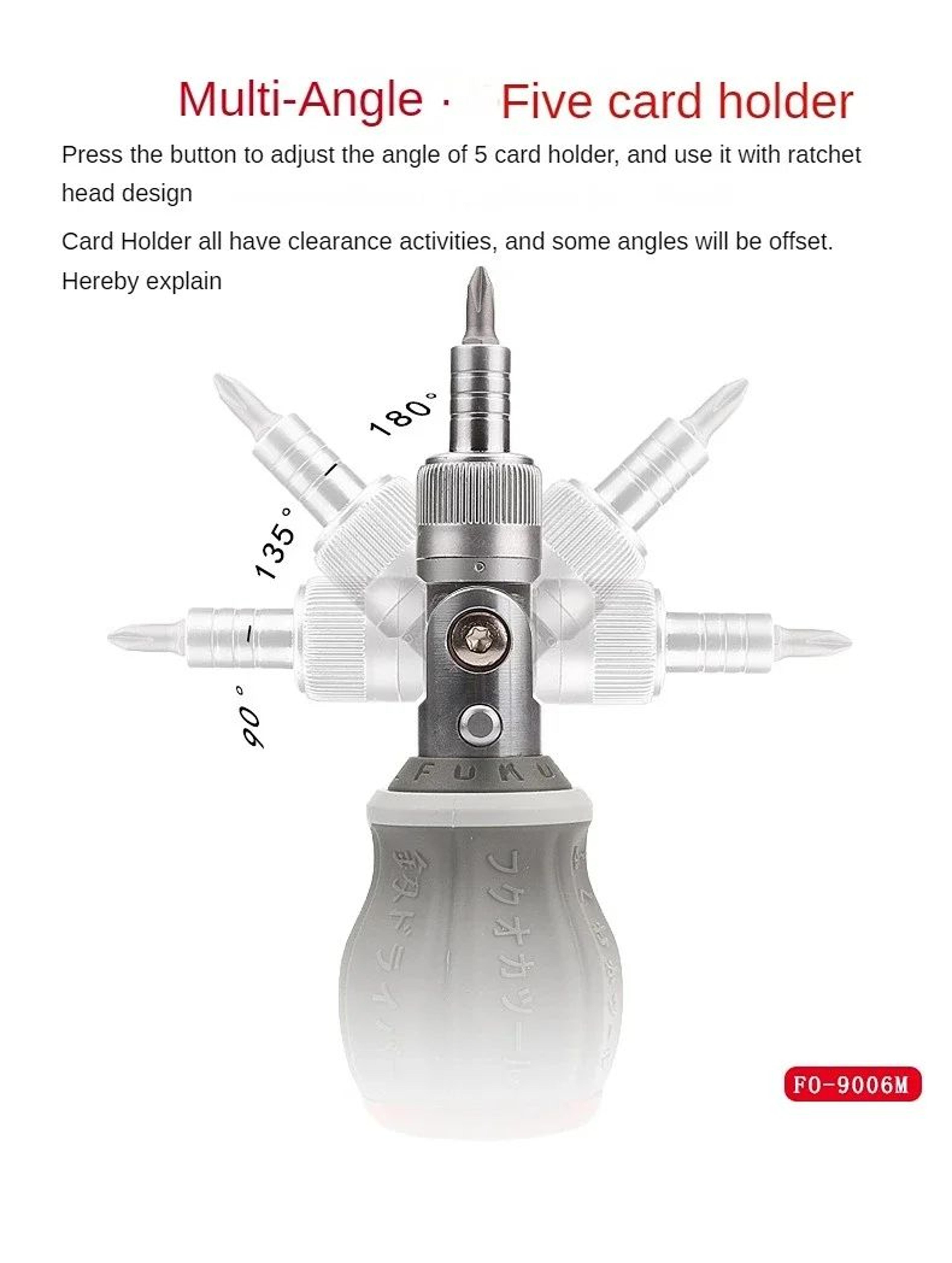 Adjustable Ratchet Screwdriver Set 6