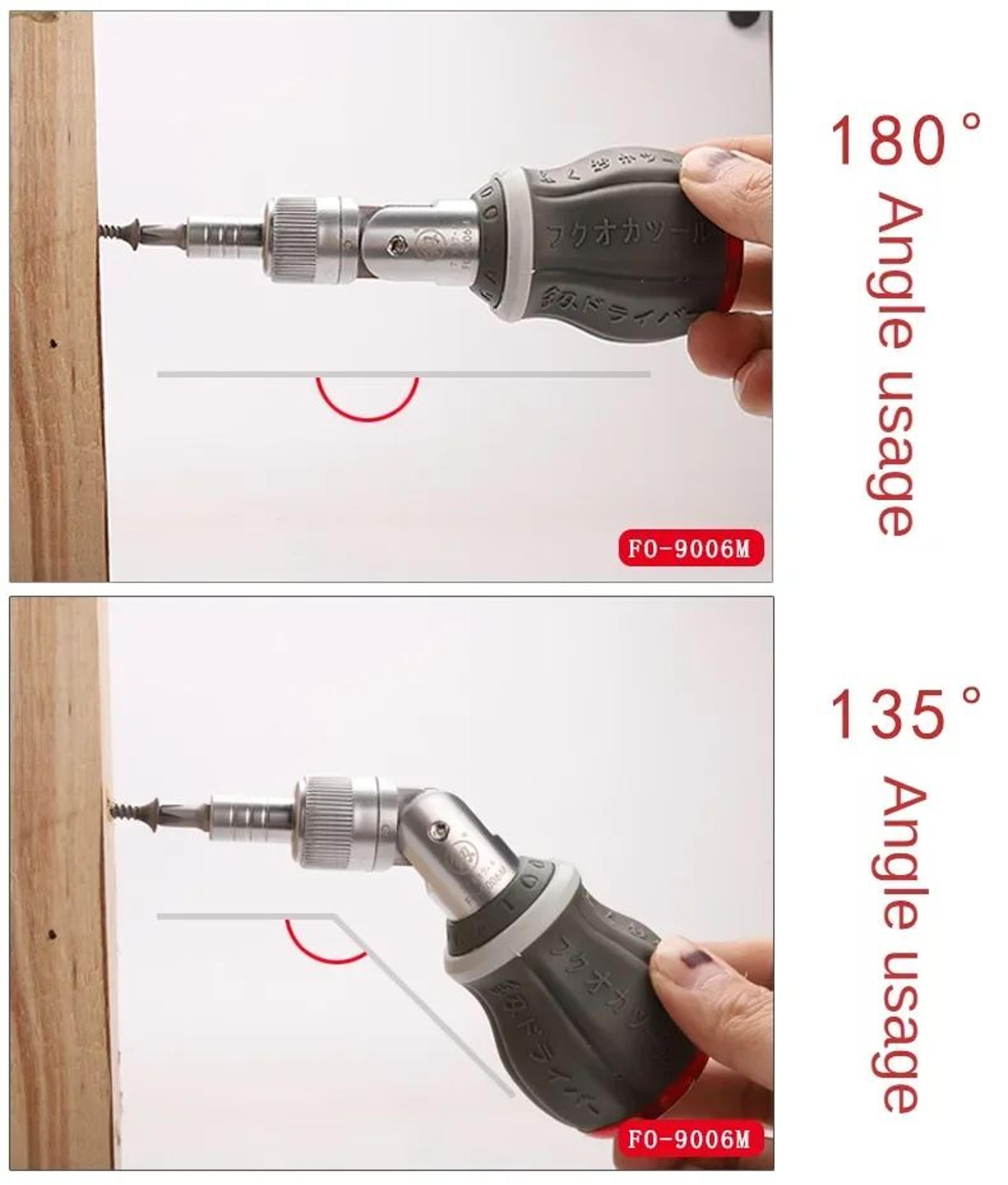 Adjustable Ratchet Screwdriver Set 7
