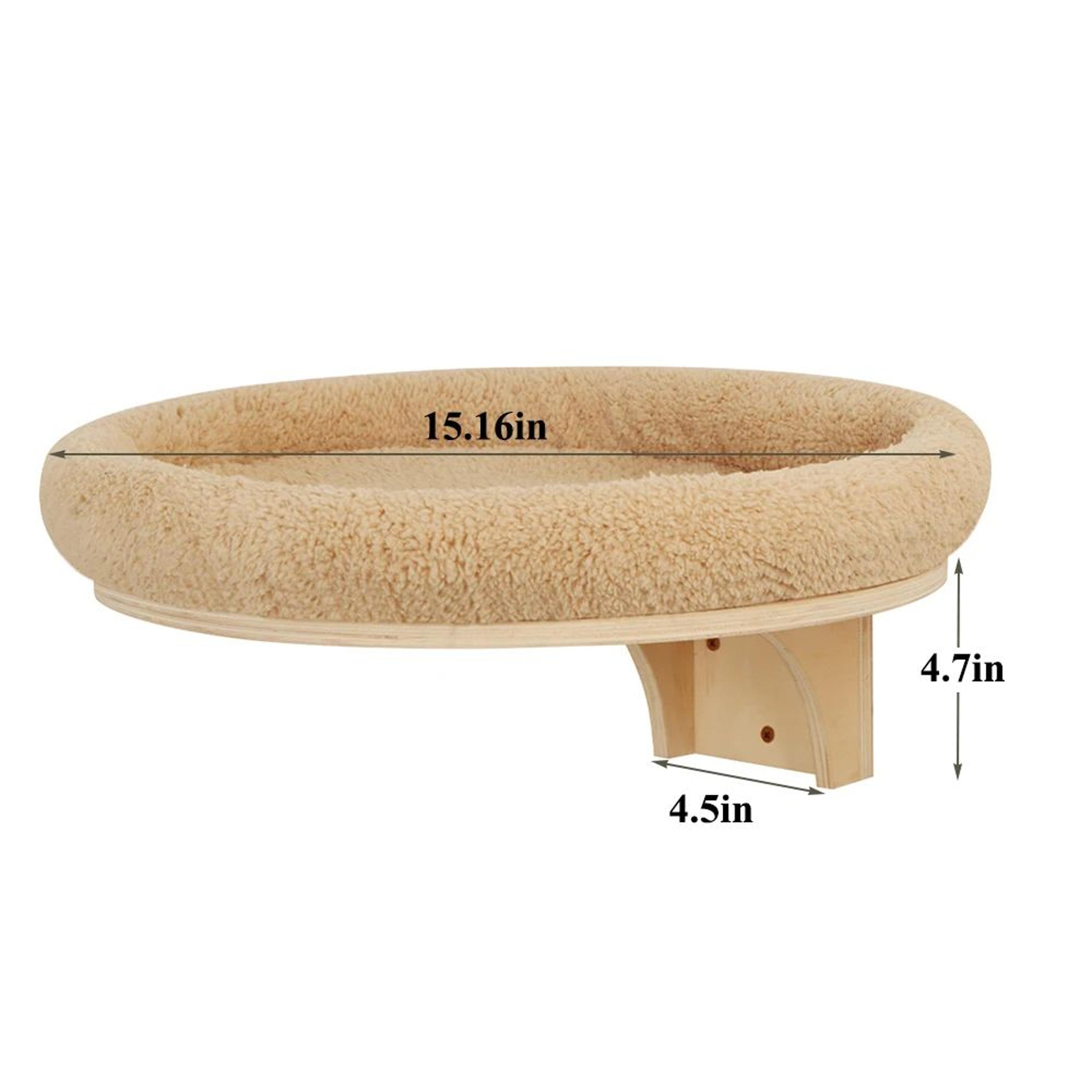 Wall Mounted Cat Climbing Ladder With Hammock 12