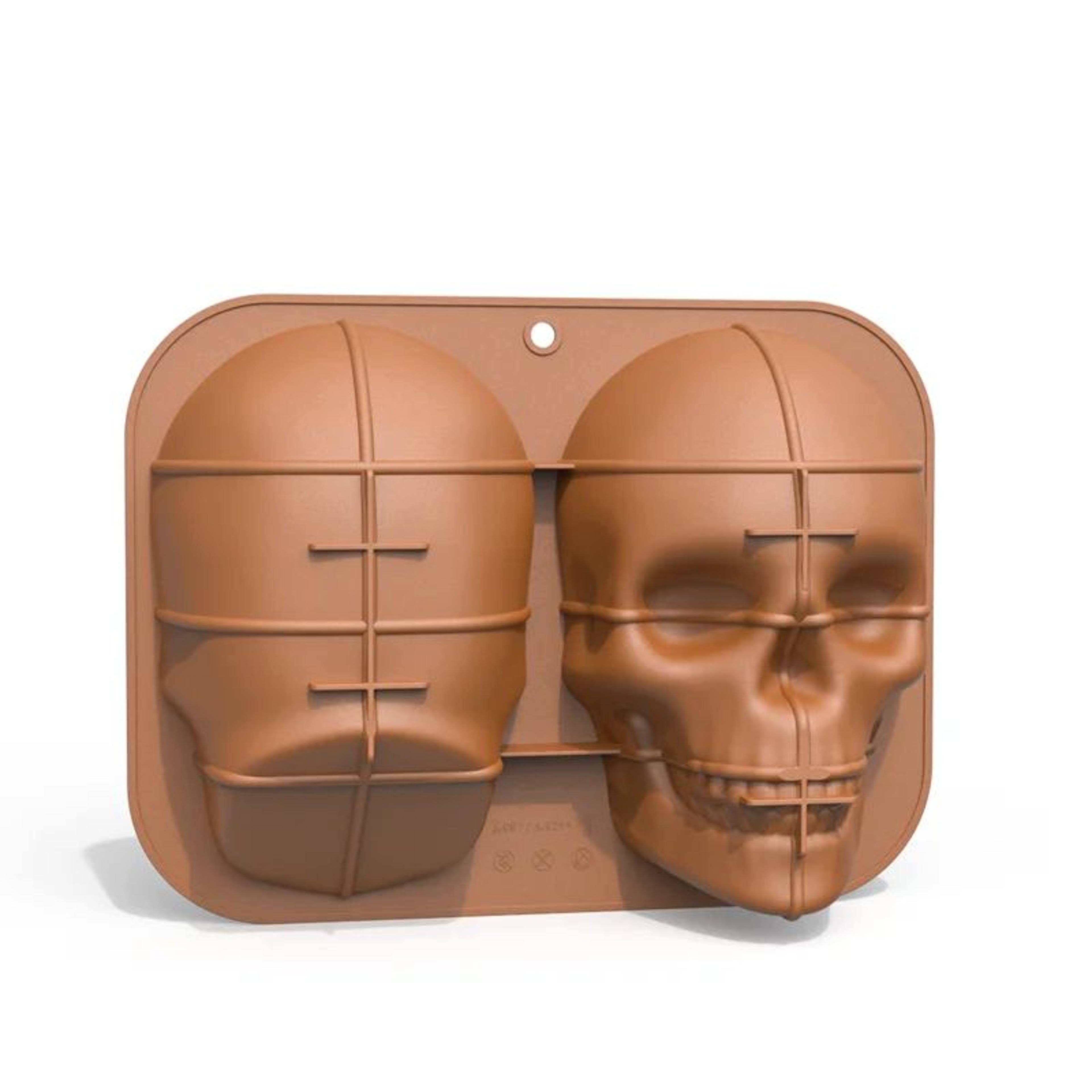 3D Skull Silicone Cake Mold 16