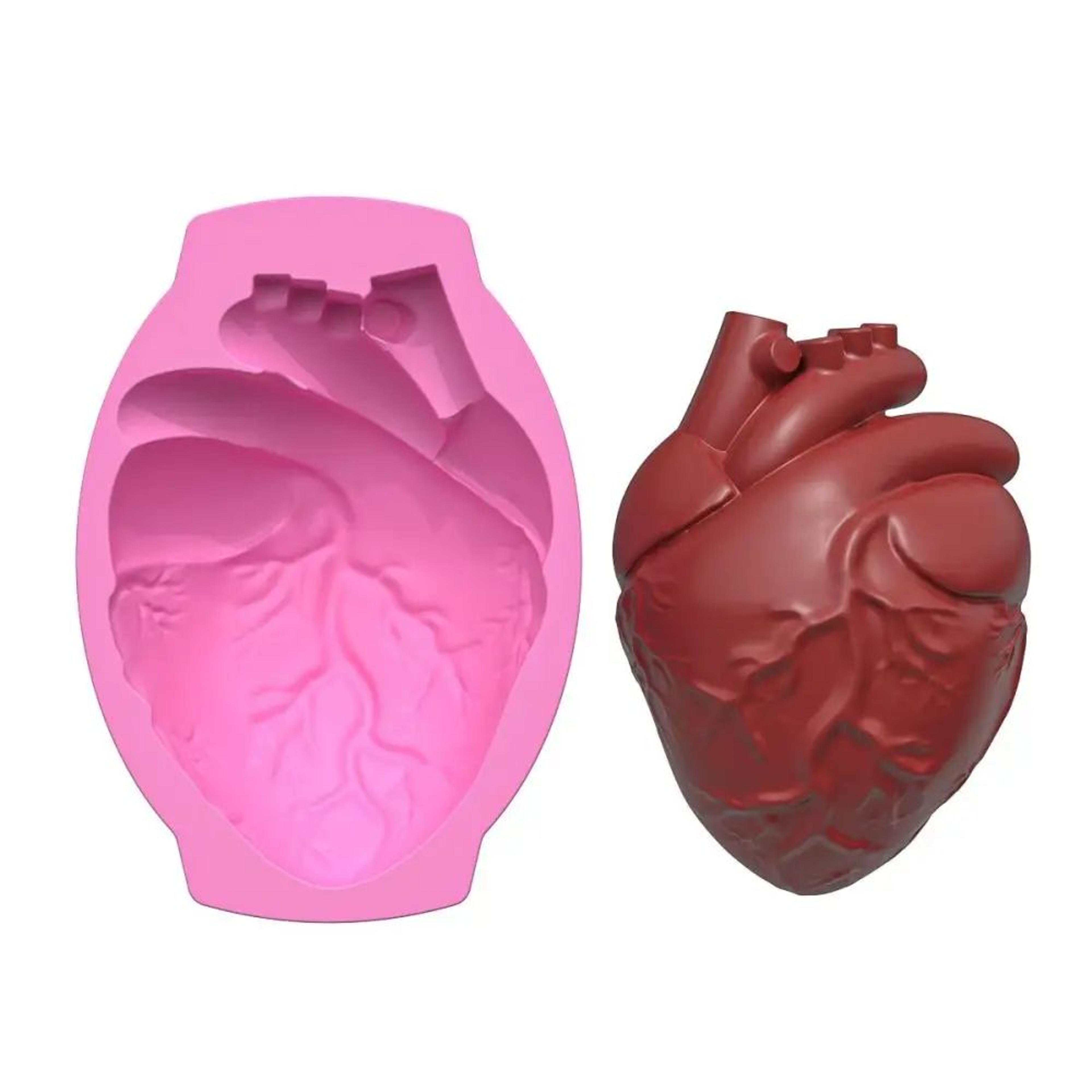 Silicone Human Brain Cake Mold 11