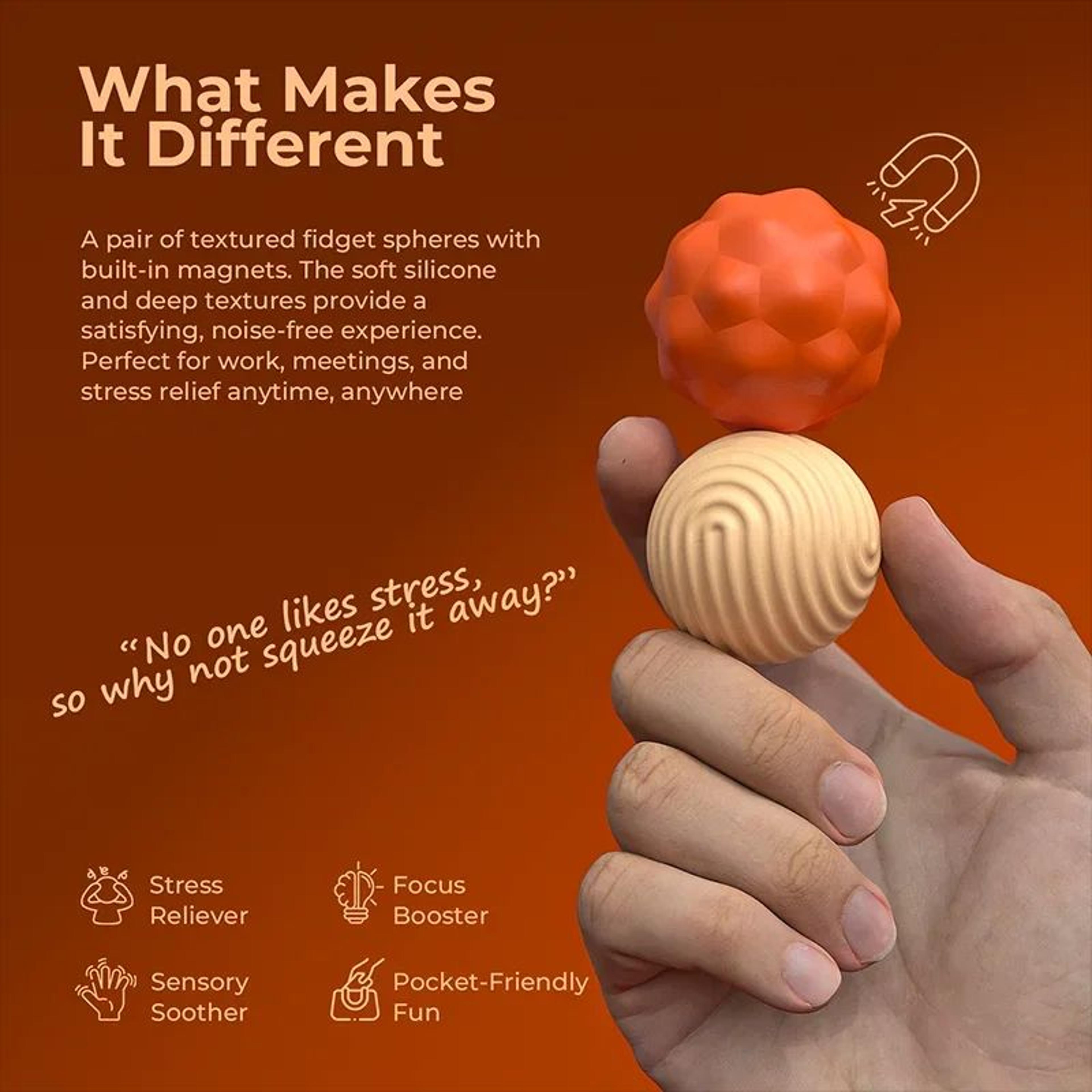 Large Magnetic Sensory Fidget Balls 1