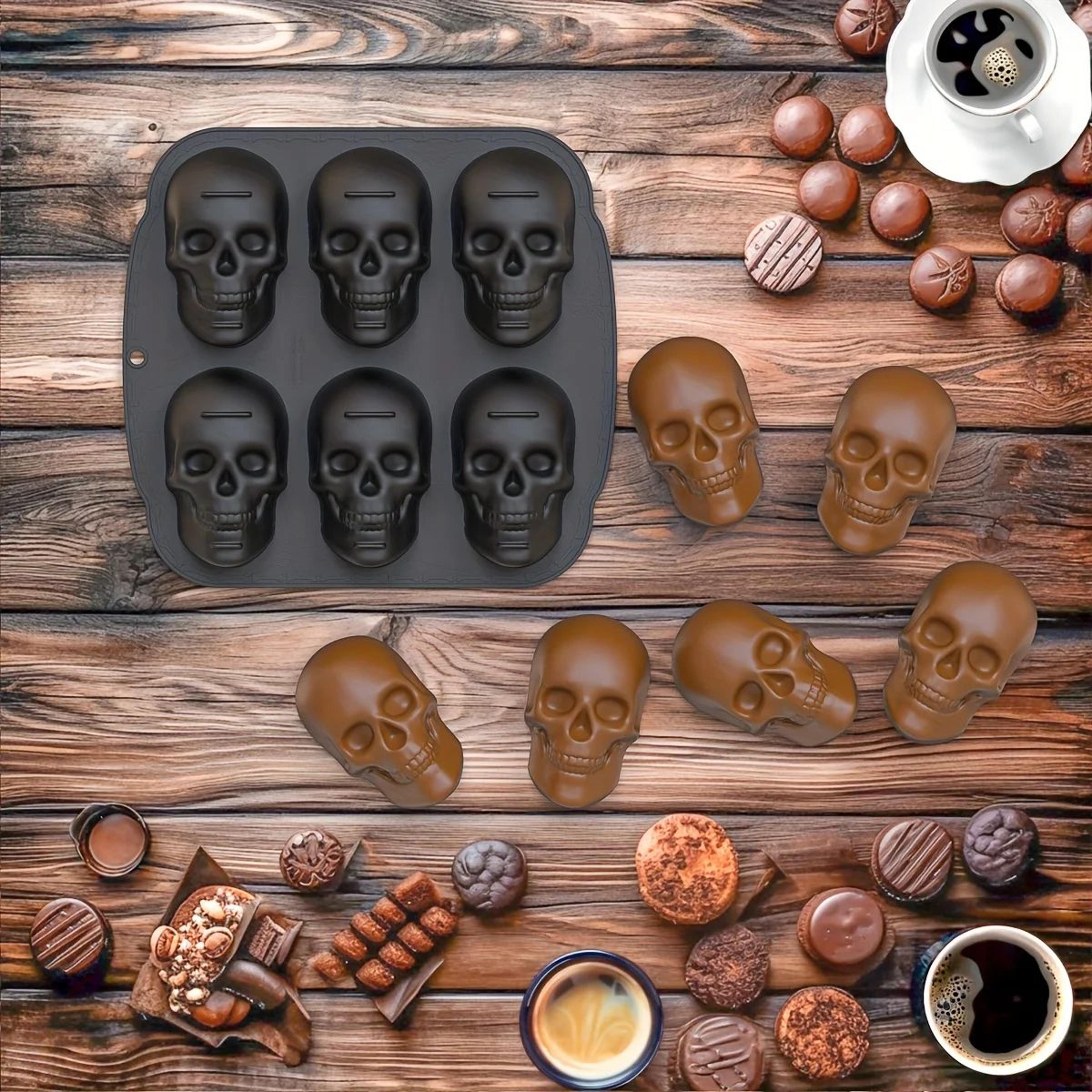 Skull Silicone Cake Decorating Mold 5
