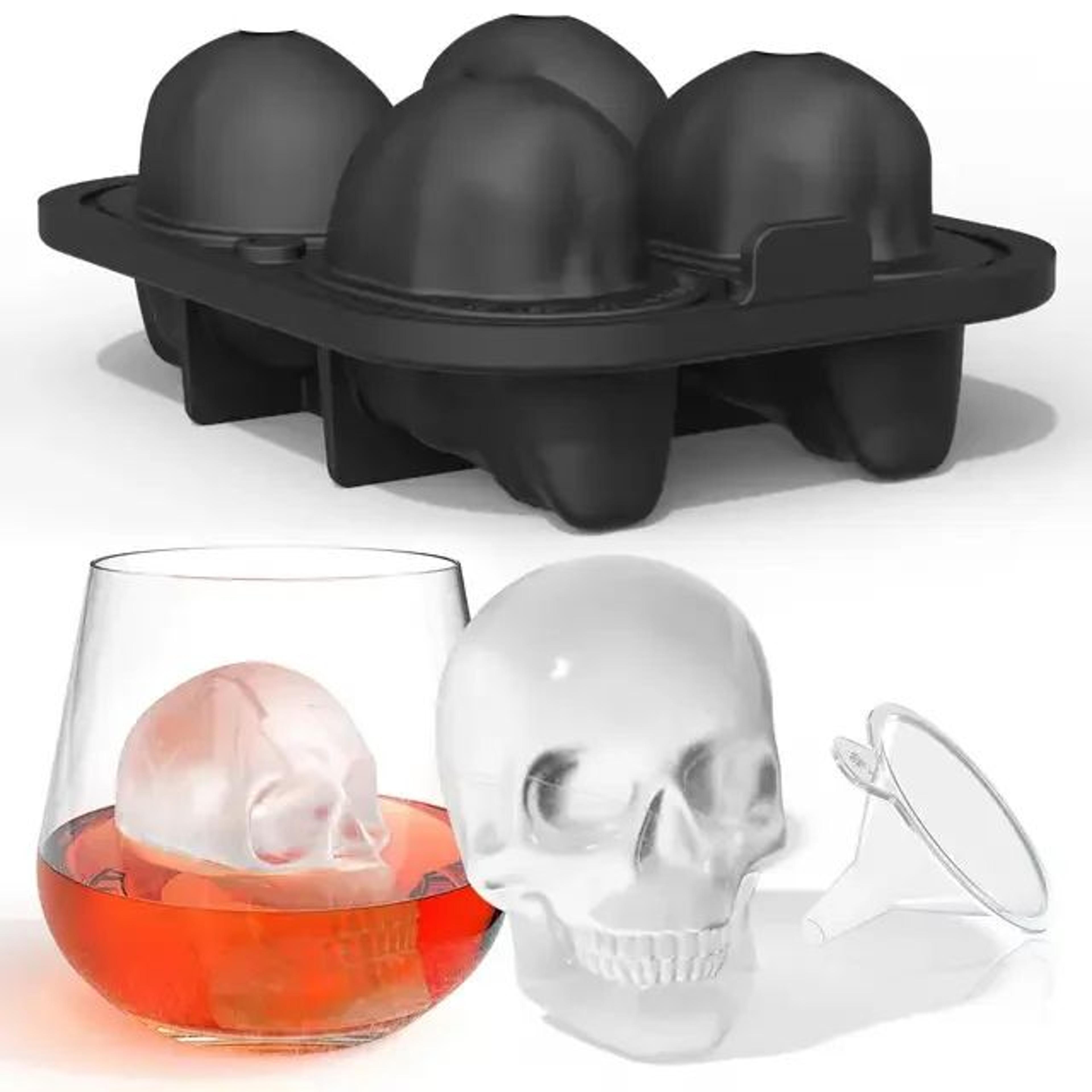 Extra Large 3D Skull Ice Cube Mold 0