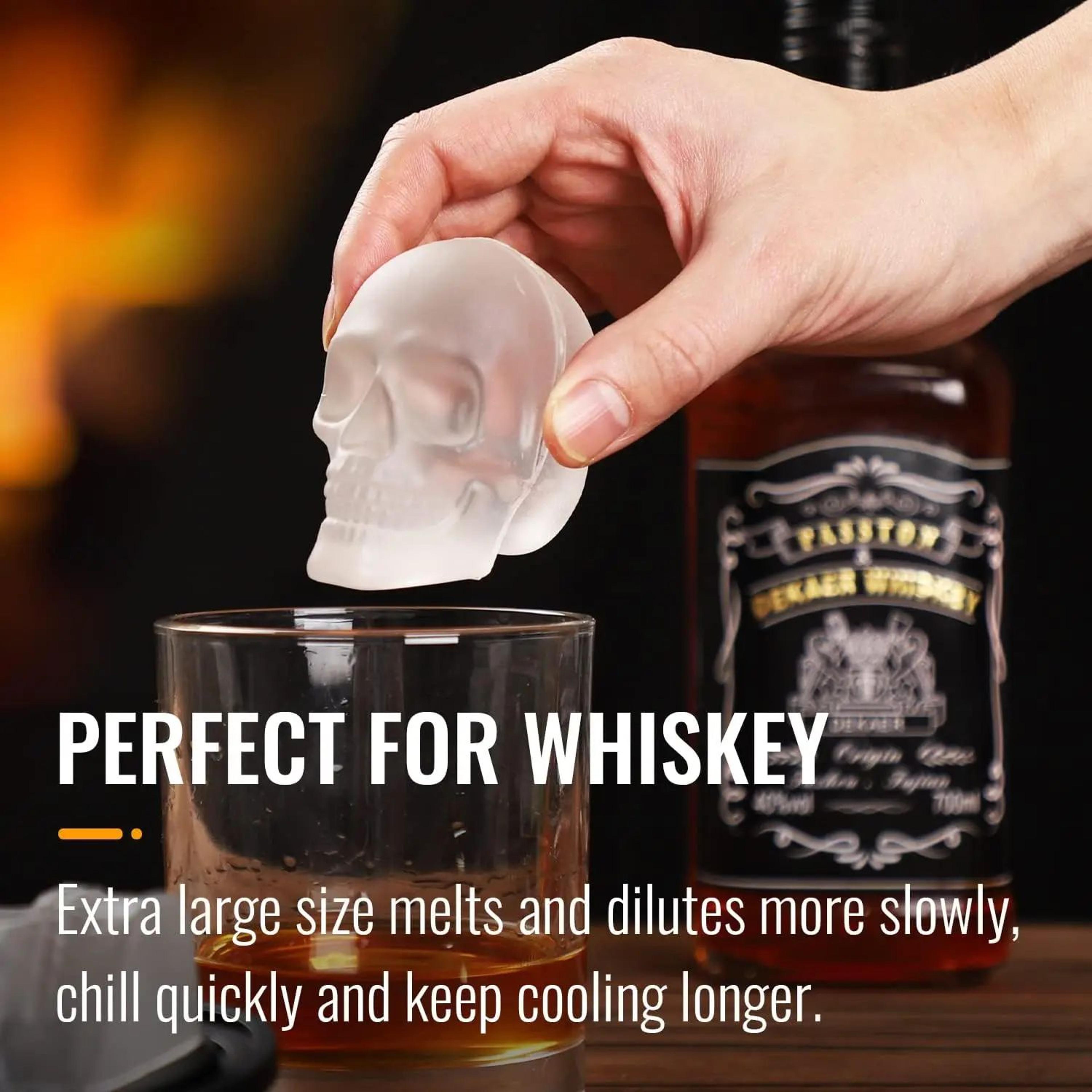 Extra Large 3D Skull Ice Cube Mold 2