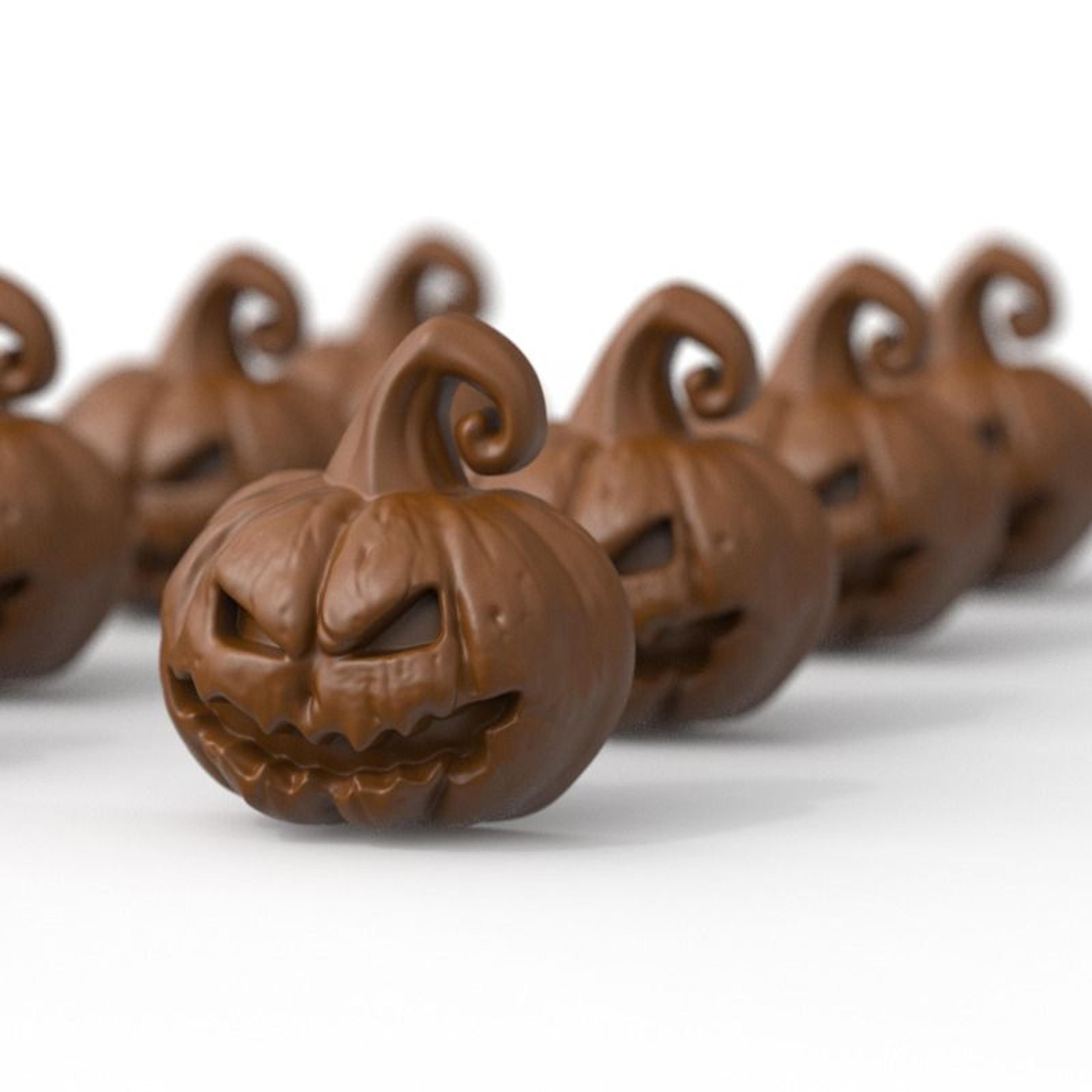 Pumpkin Skull Silicone Ice And Baking Mold 12