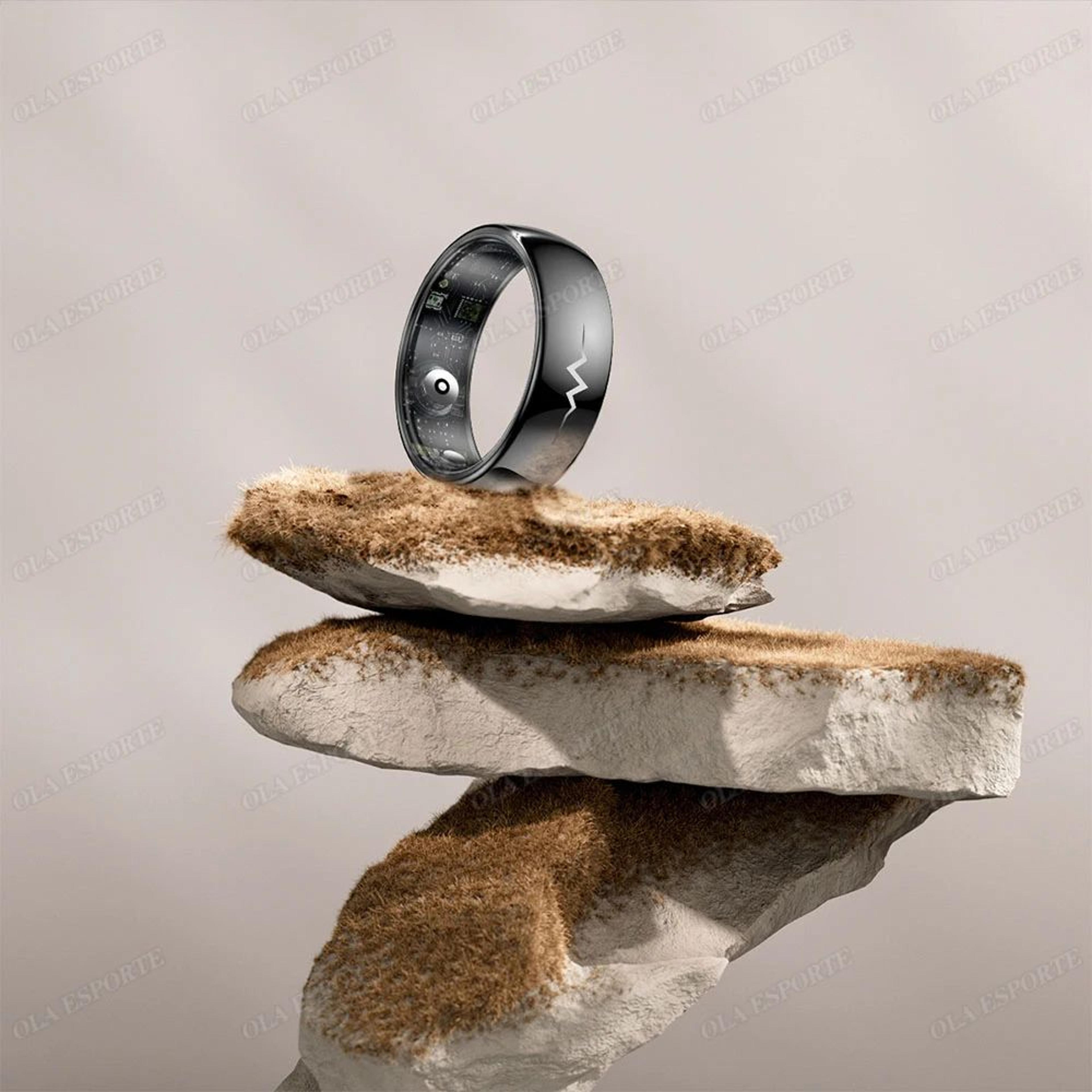 Smart Health Monitoring Ring Heart Rate SpO2 Blood Pressure Temperature Sleep Tracker 8