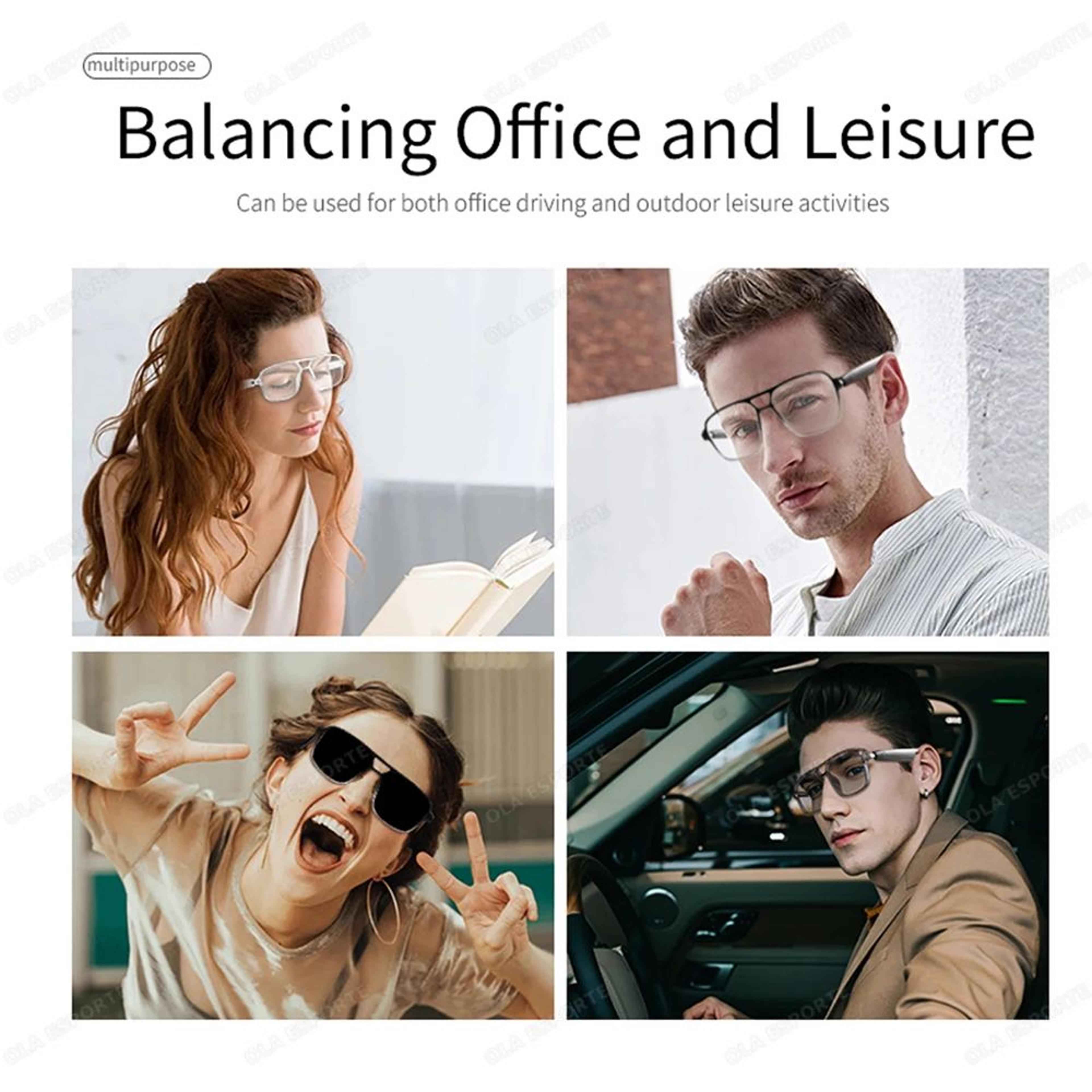 Wireless Bluetooth Audio Smart Glasses With Anti Blue Light Protection 5