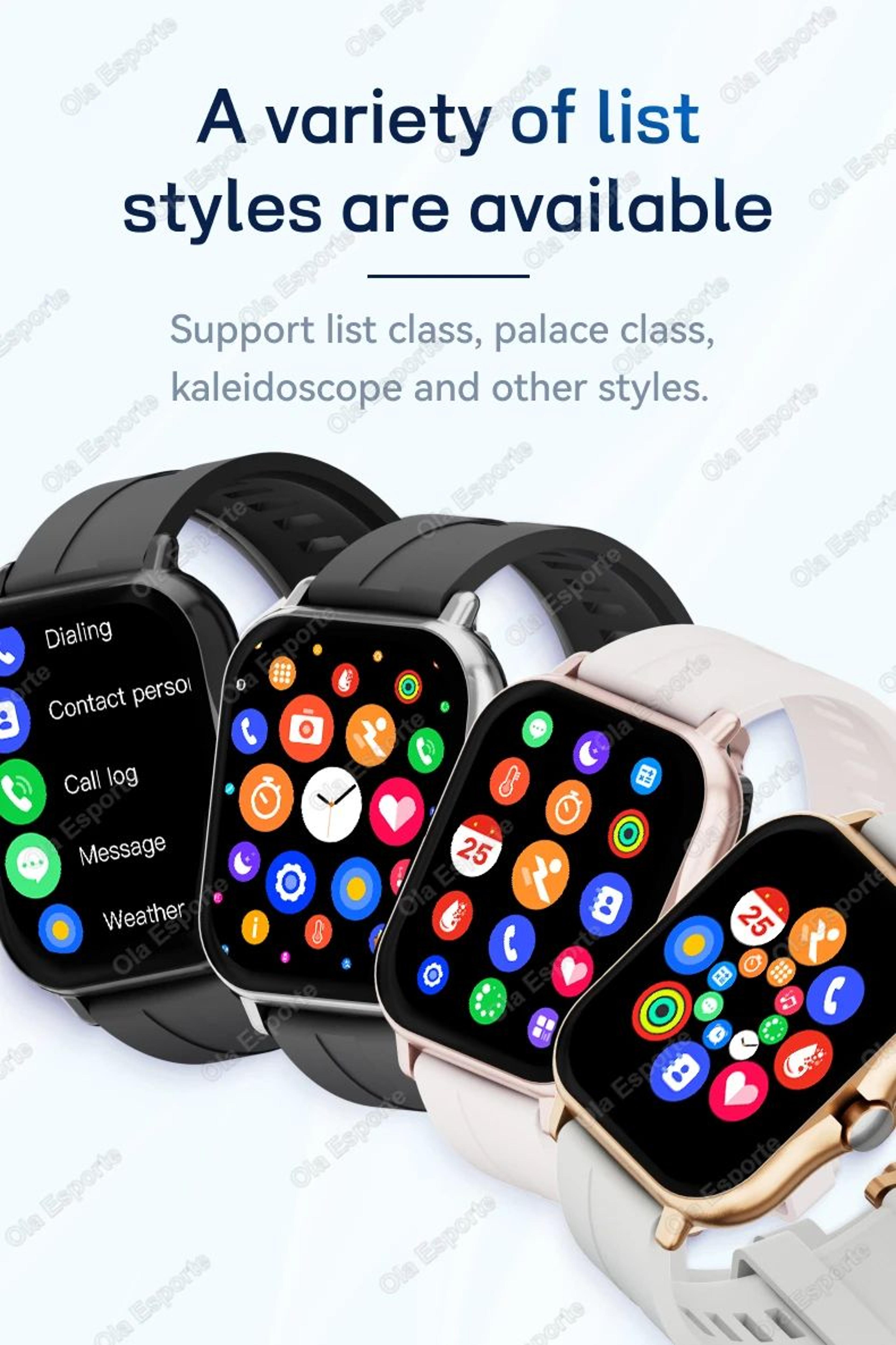 Full Touch Bluetooth Smart Watch Music Playback Sleep Fitness Tracker 8