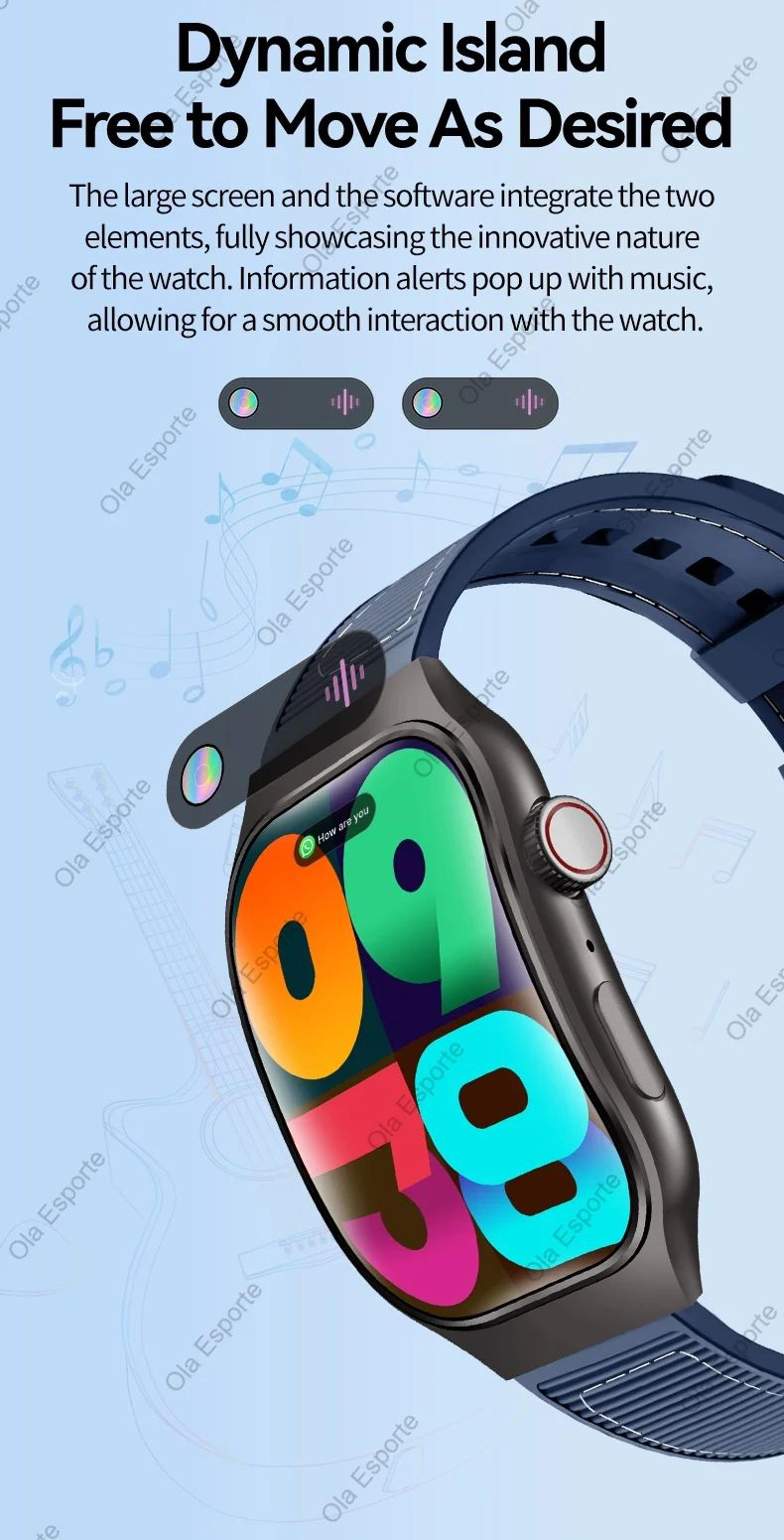 AMOLED Bluetooth Smart Watch With Calling Health Sports Tracking 7