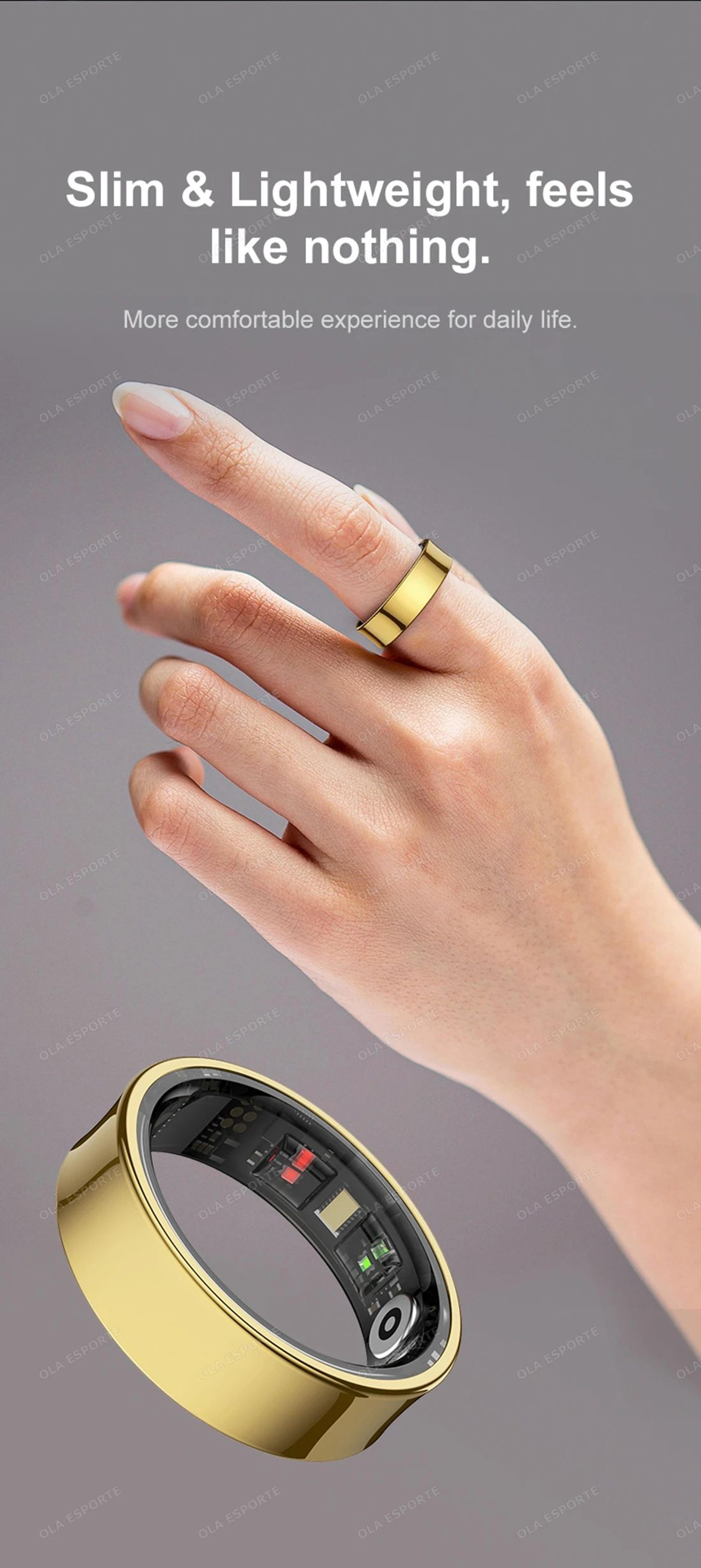 R09 Smart Health Fitness Ring Heart Rate SpO2 Sleep Tracker 6